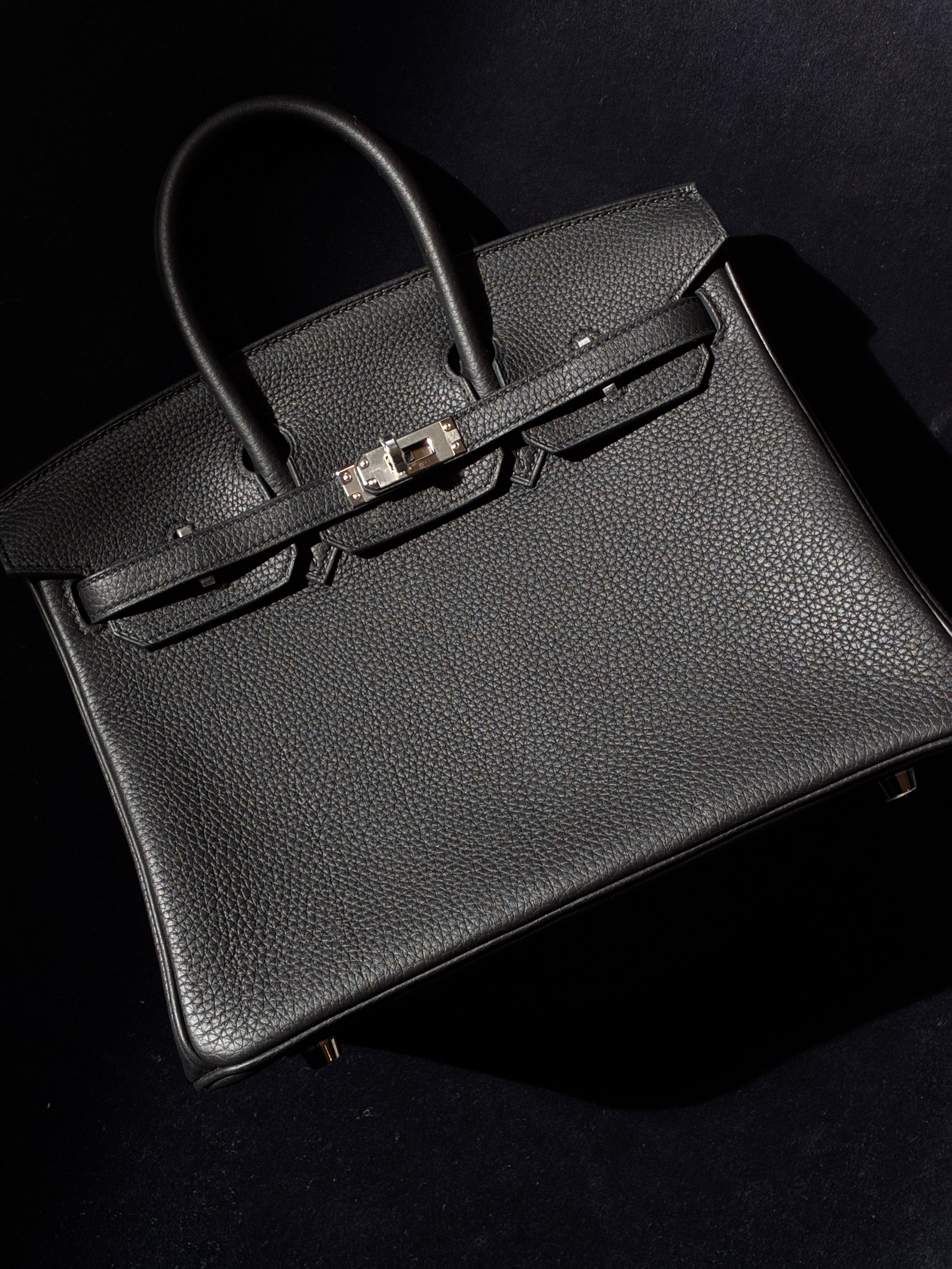 Hermes - Hermès Birkin 25 Togo Leder Noir Schwarz (2022) – Full Set inkl. Original Kaufbeleg - [product_sku]
