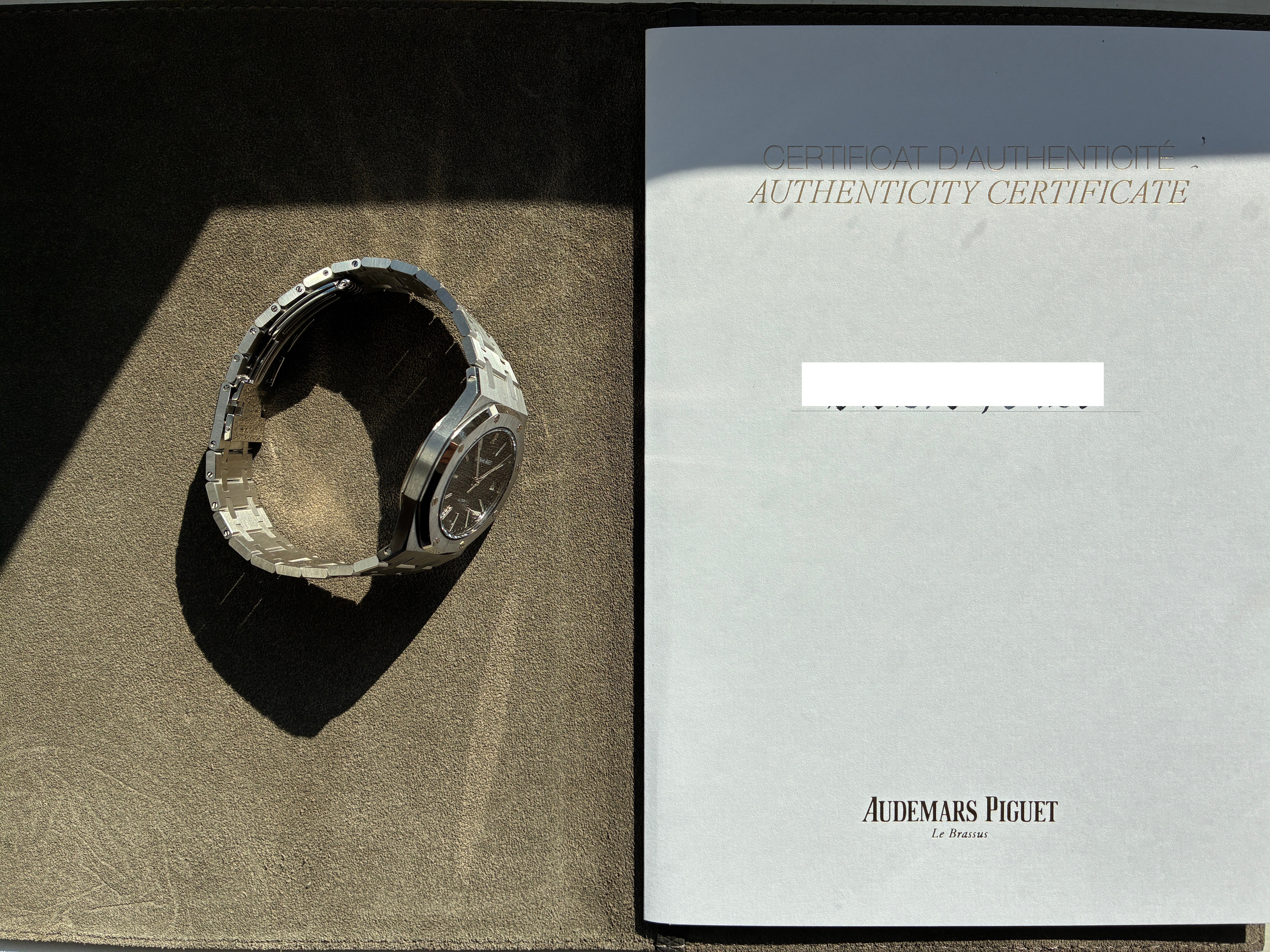 Royal Oak / Archive Extract / Audemars Piguet Service 2025 Blue Dial / 1978