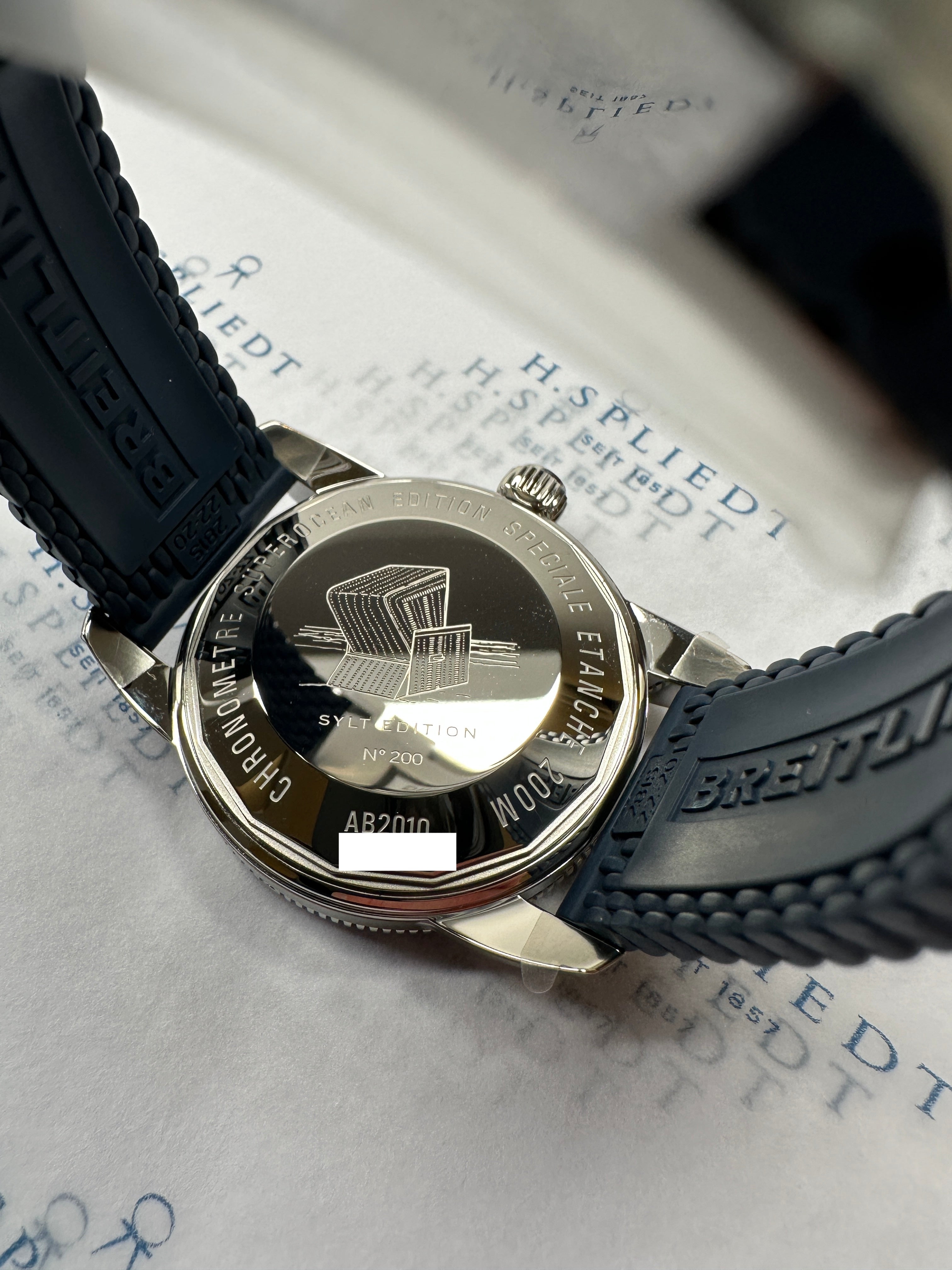 Superocean Héritage II 42 Limited Sylt Edition Iceblue 200 of 200 / Box & Paper / 2022