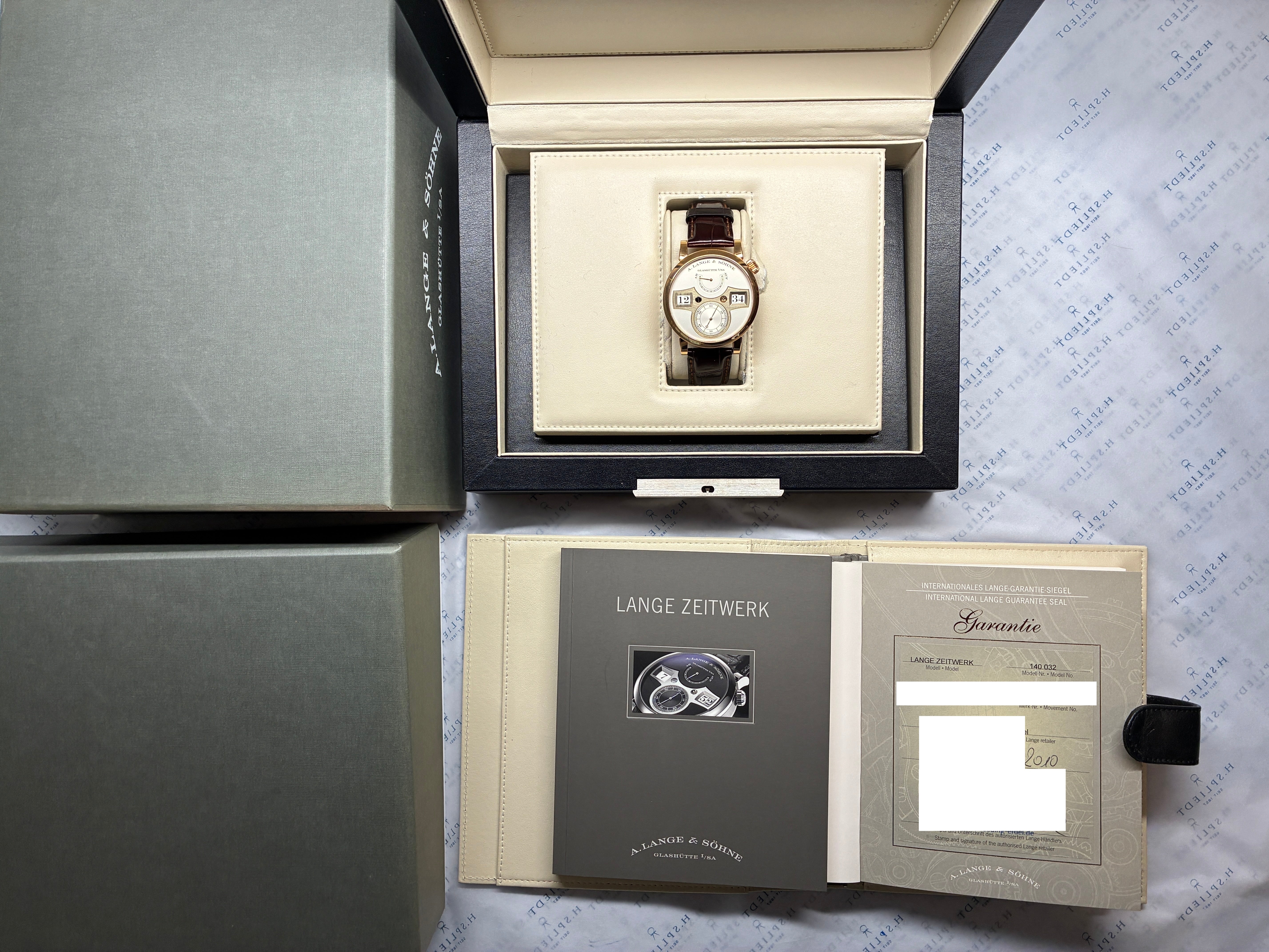 A. Lange & Söhne - Zeitwerk / Roségold / Box & Papers / 2010 - [product_sku]
