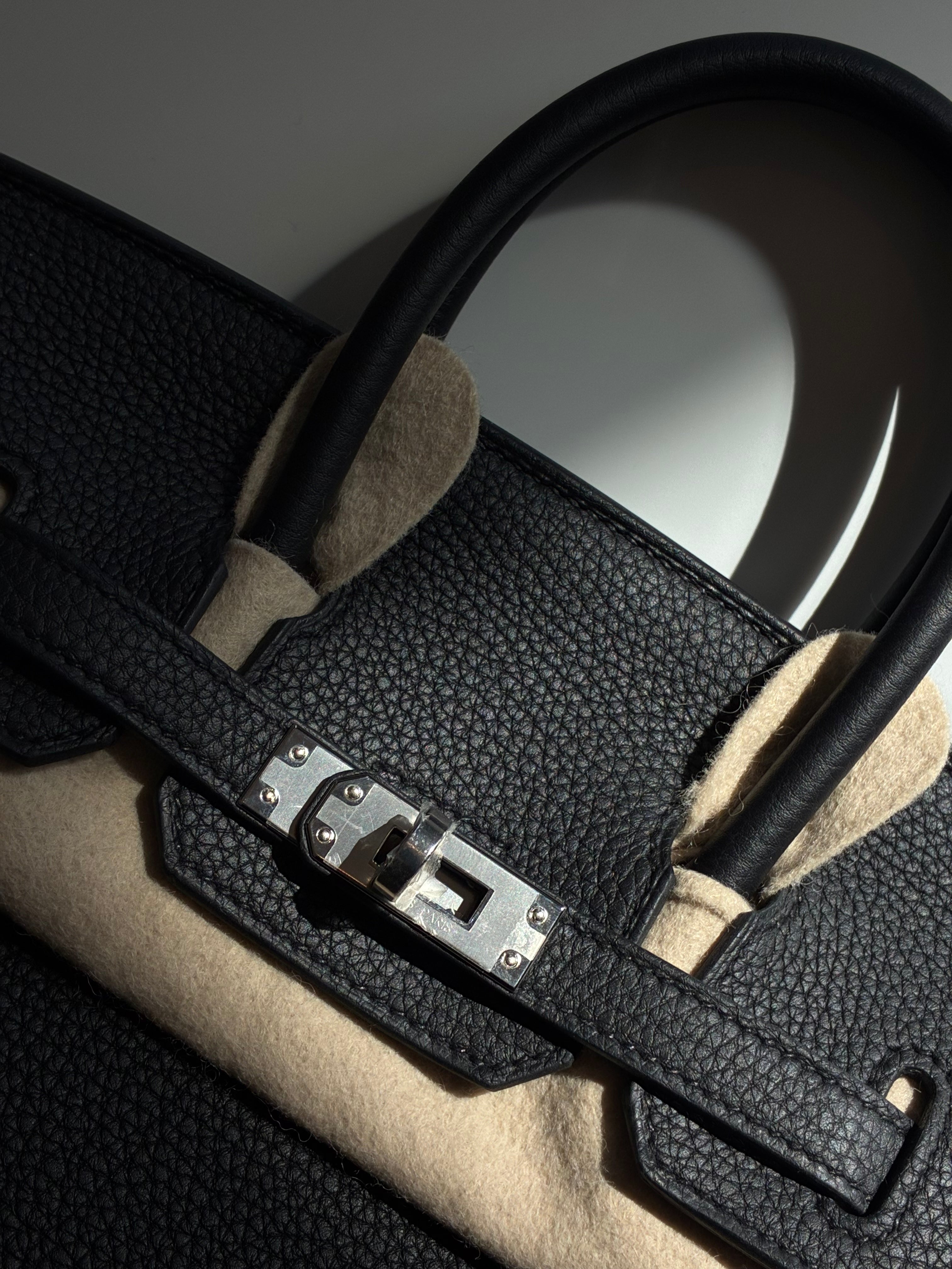 Hermes - Hermès Birkin 25 Togo Leder Noir Schwarz (2022) – Full Set inkl. Original Kaufbeleg - [product_sku]