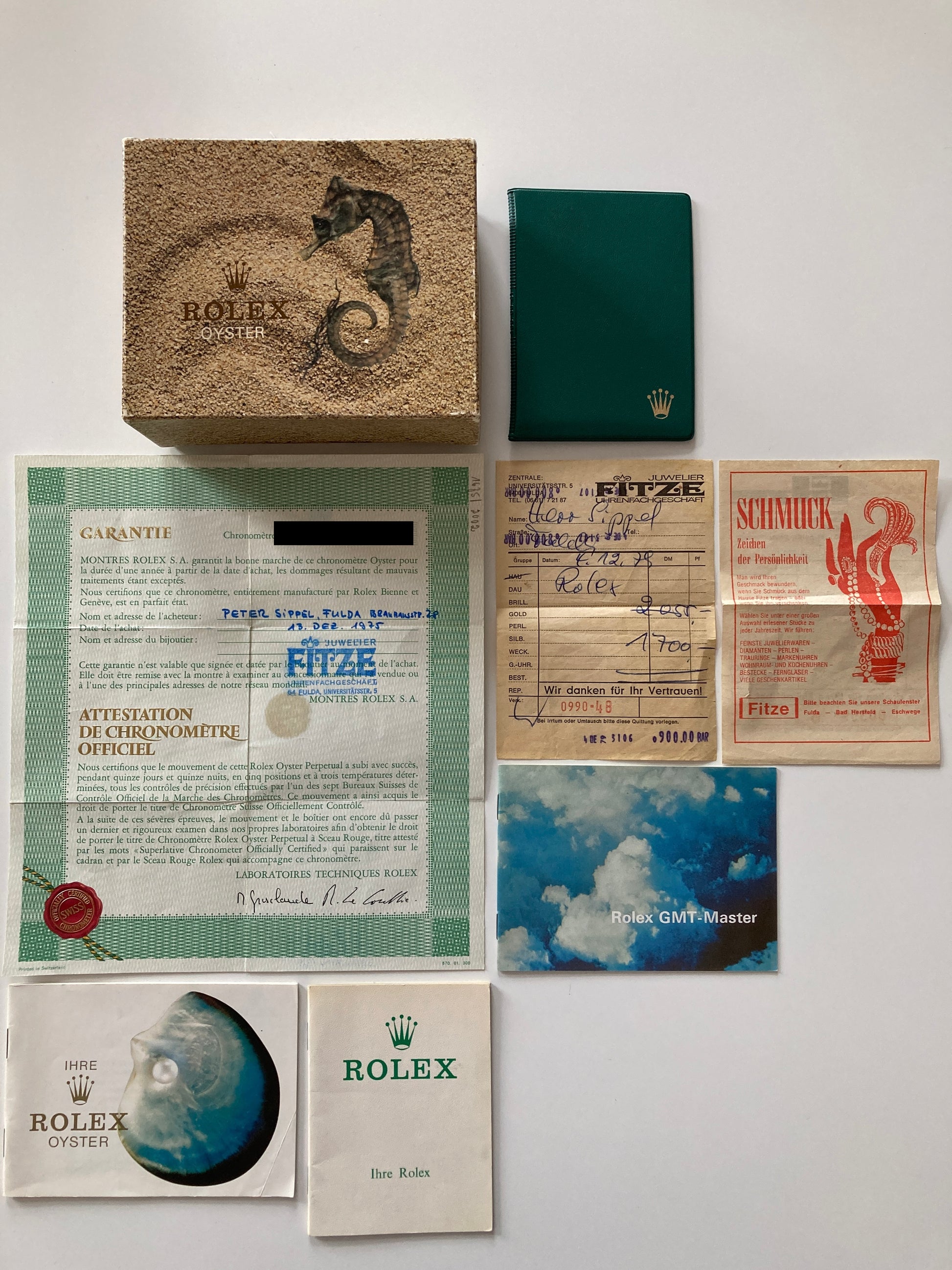 Rolex - Rolex GMT-Master Pepsi (1975) Ref. 1675 / Premium Set / Service 2022 - Juwelier Spliedt