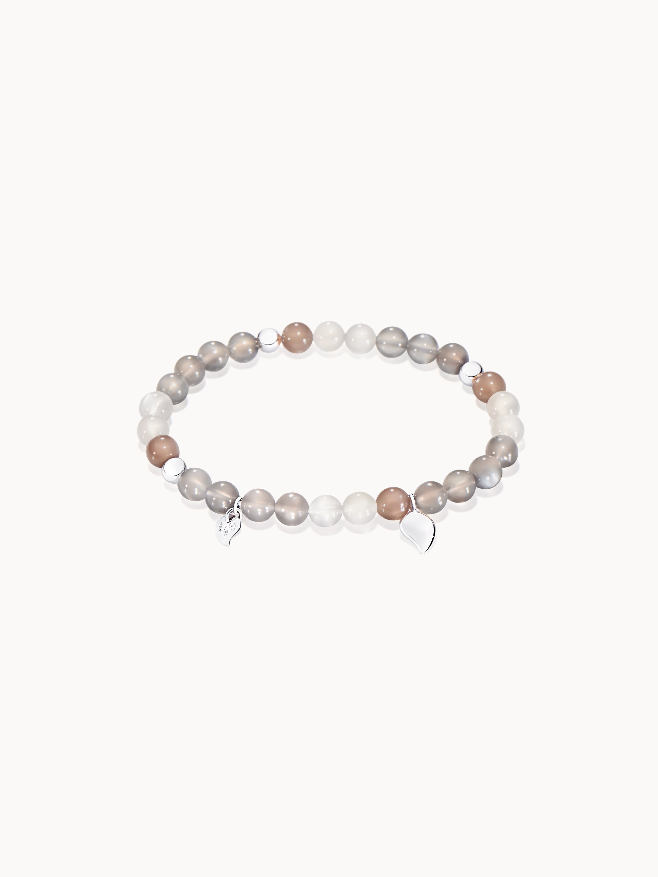 Armband India Chashmere mit Weißgold Anhänger