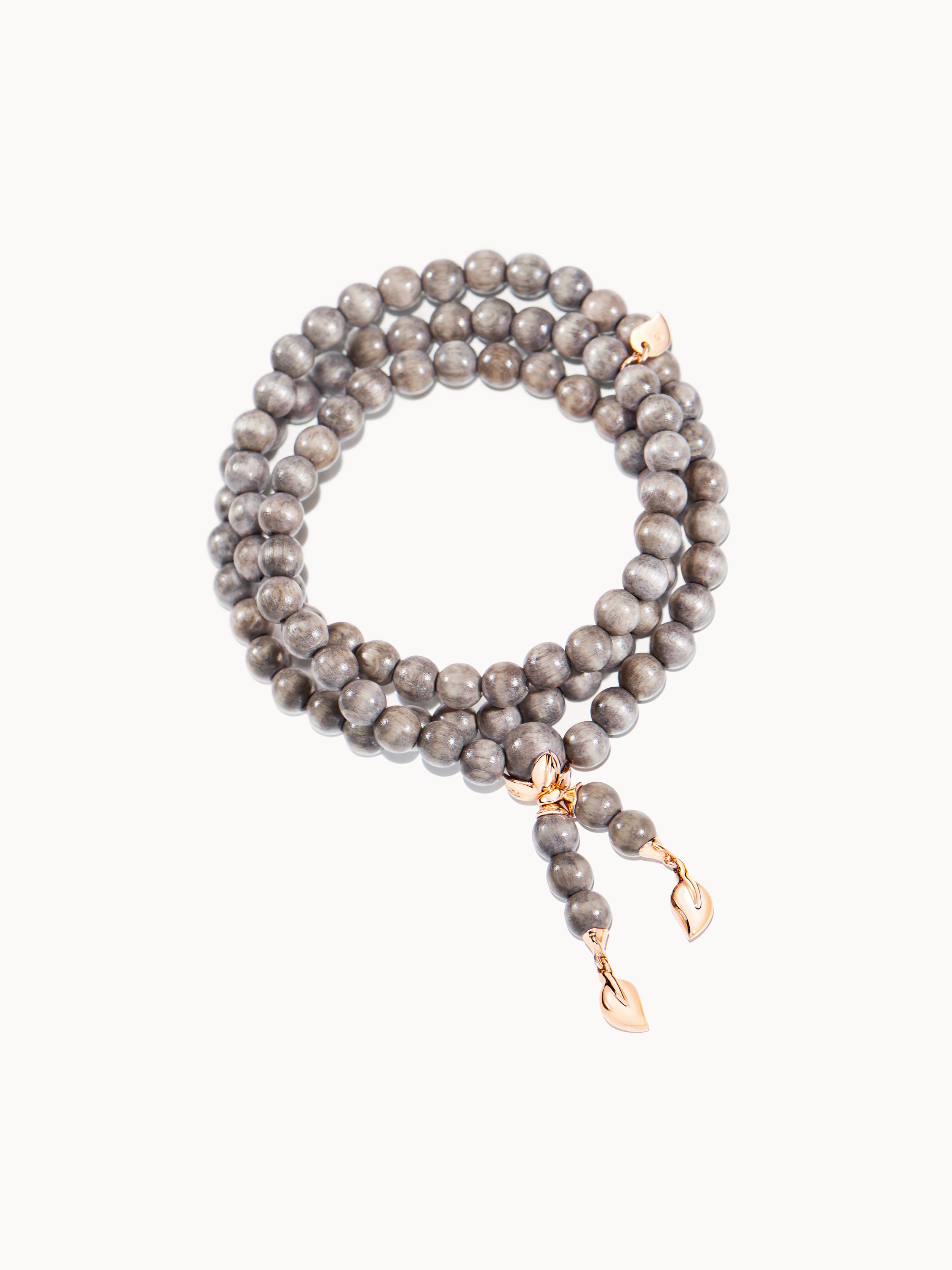 Armband India Greywood mit Roségold Anhänger