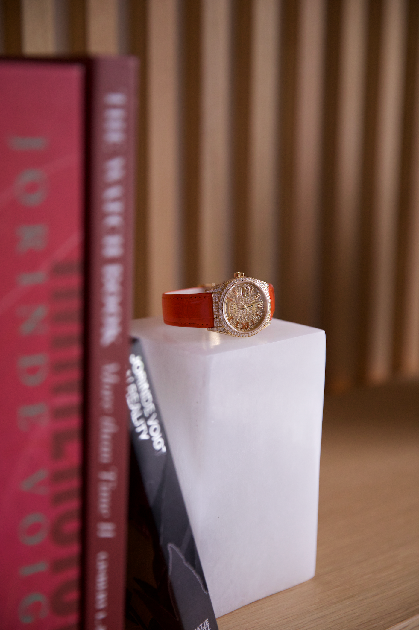 Rolex - Day-Date 36 Iced out (Orange) - Juwelier Spliedt