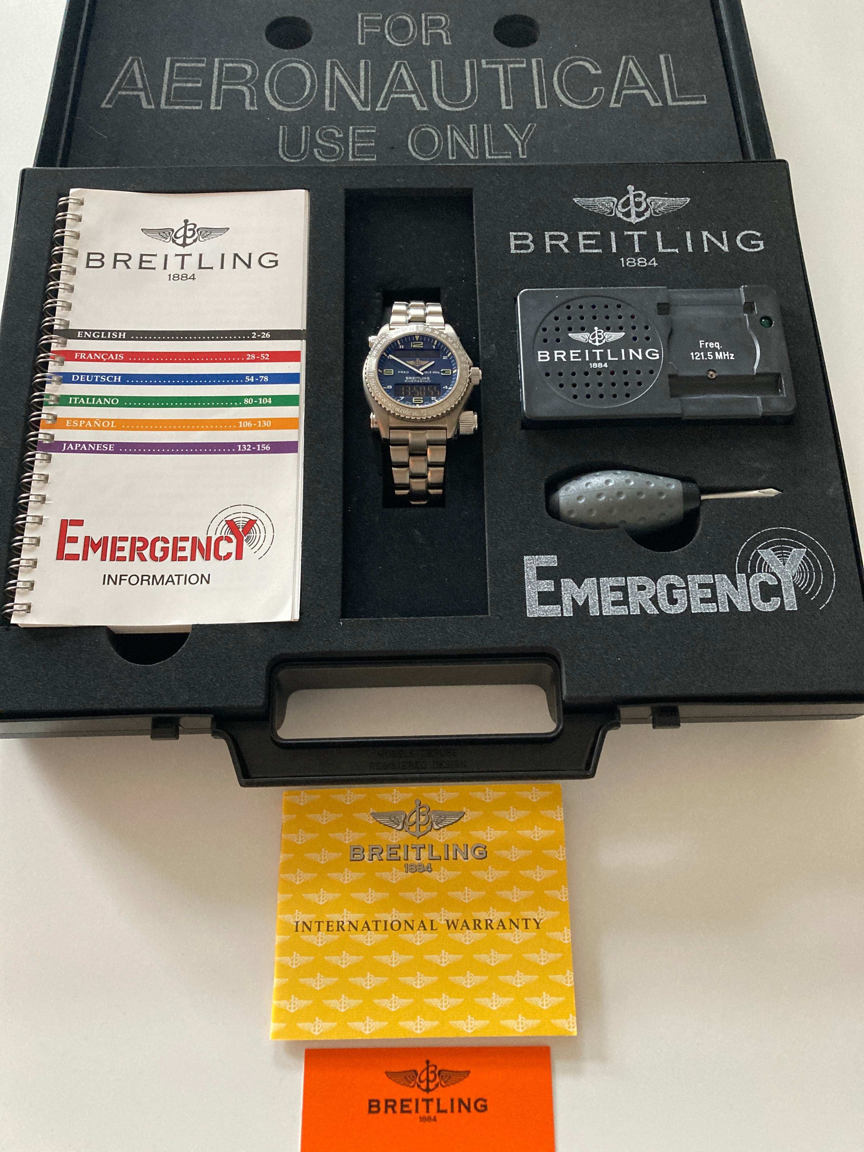 Breitling - Breitling Emergency (Blue) - Juwelier Spliedt