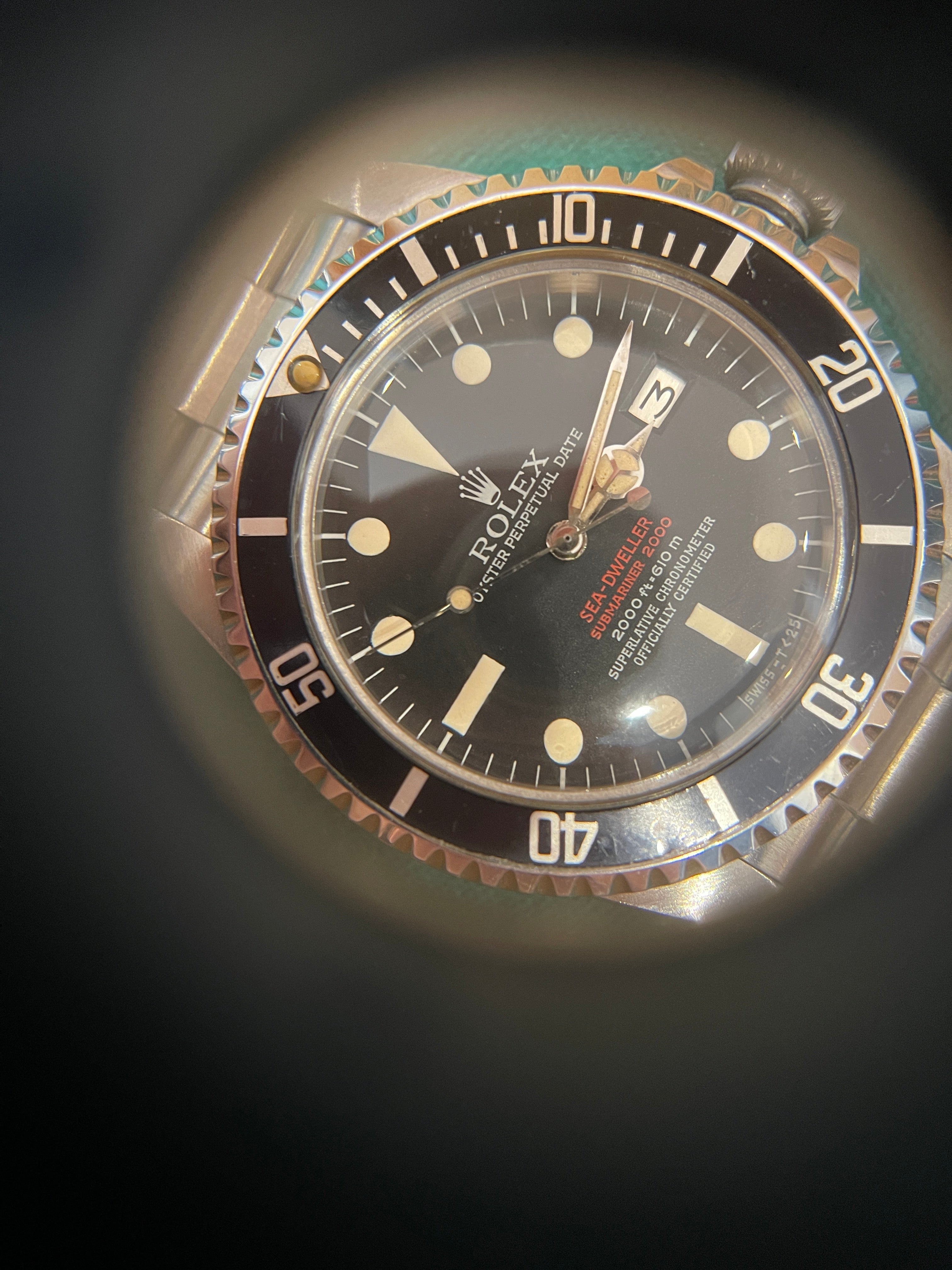 Rolex double red best sale