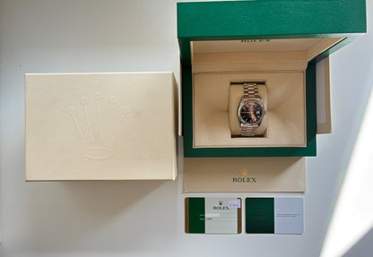 Rolex Day-Date 36 Weißgold Ref. 118239 (2015) mit Rolex Service