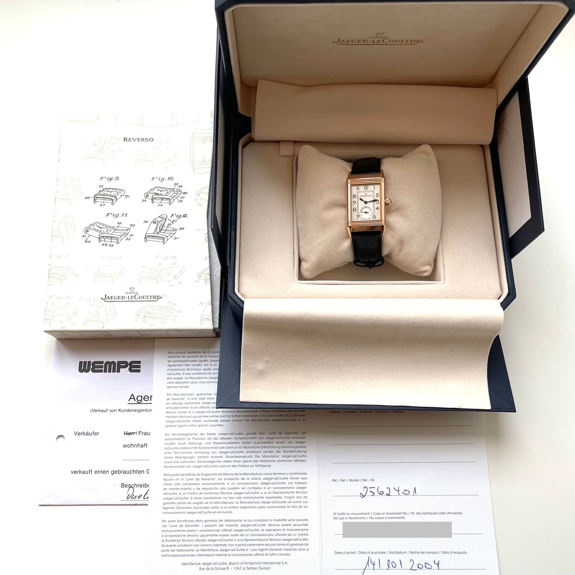 Jaeger LeCoultre - Reverso Duetto Roségold / Service 2026 / 2004 - [product_sku]