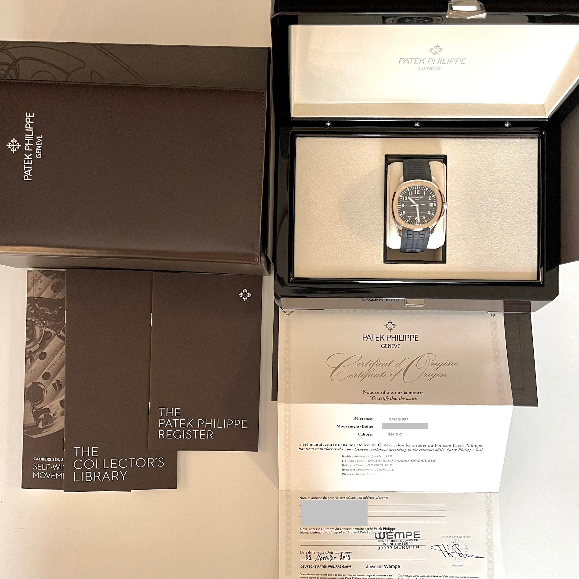 Patek Philippe - Aquanaut 5168G-001 Weißgold (2019) - [product_sku]