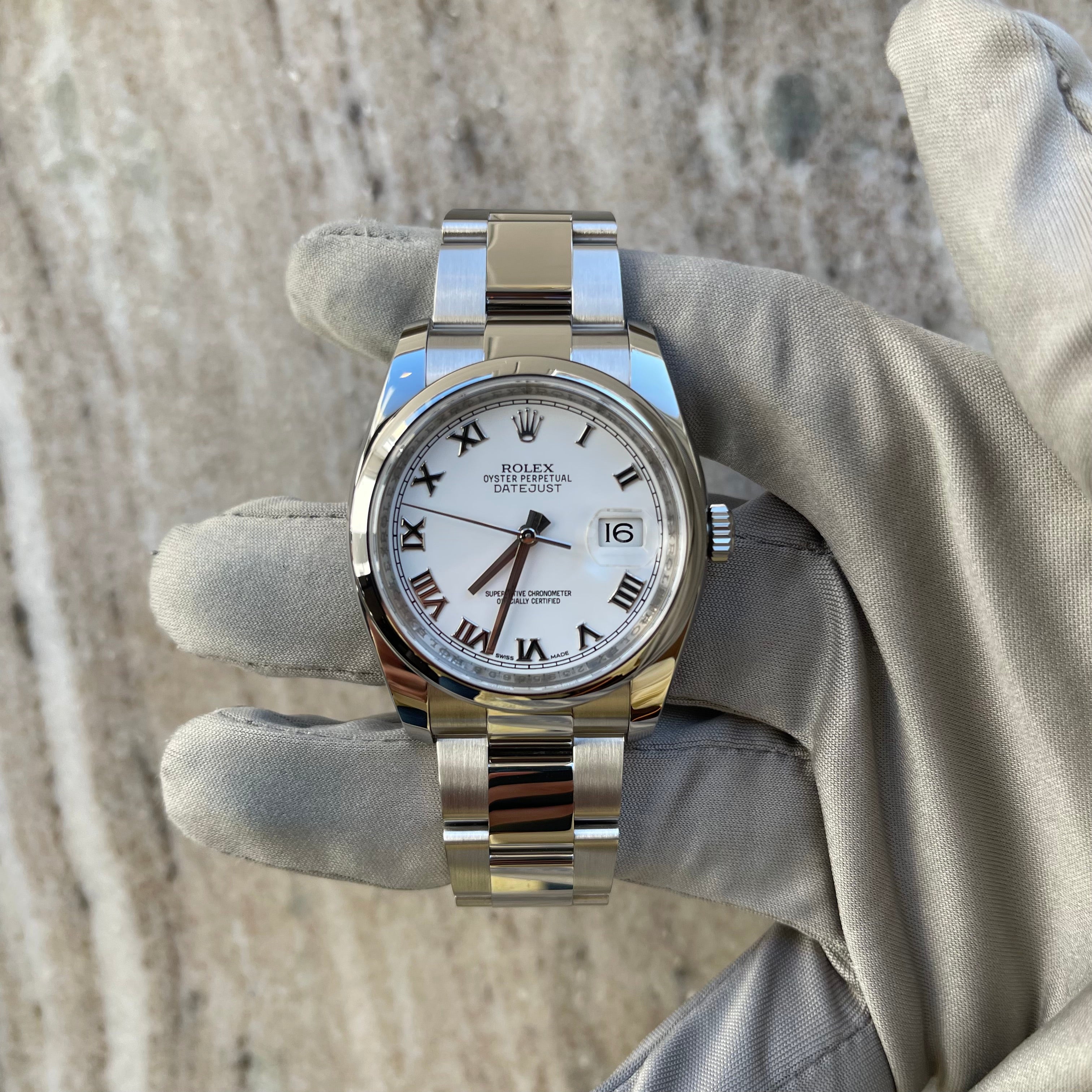 Rolex Datejust 36 Full Set / very good conditions / 2014/ LC100
