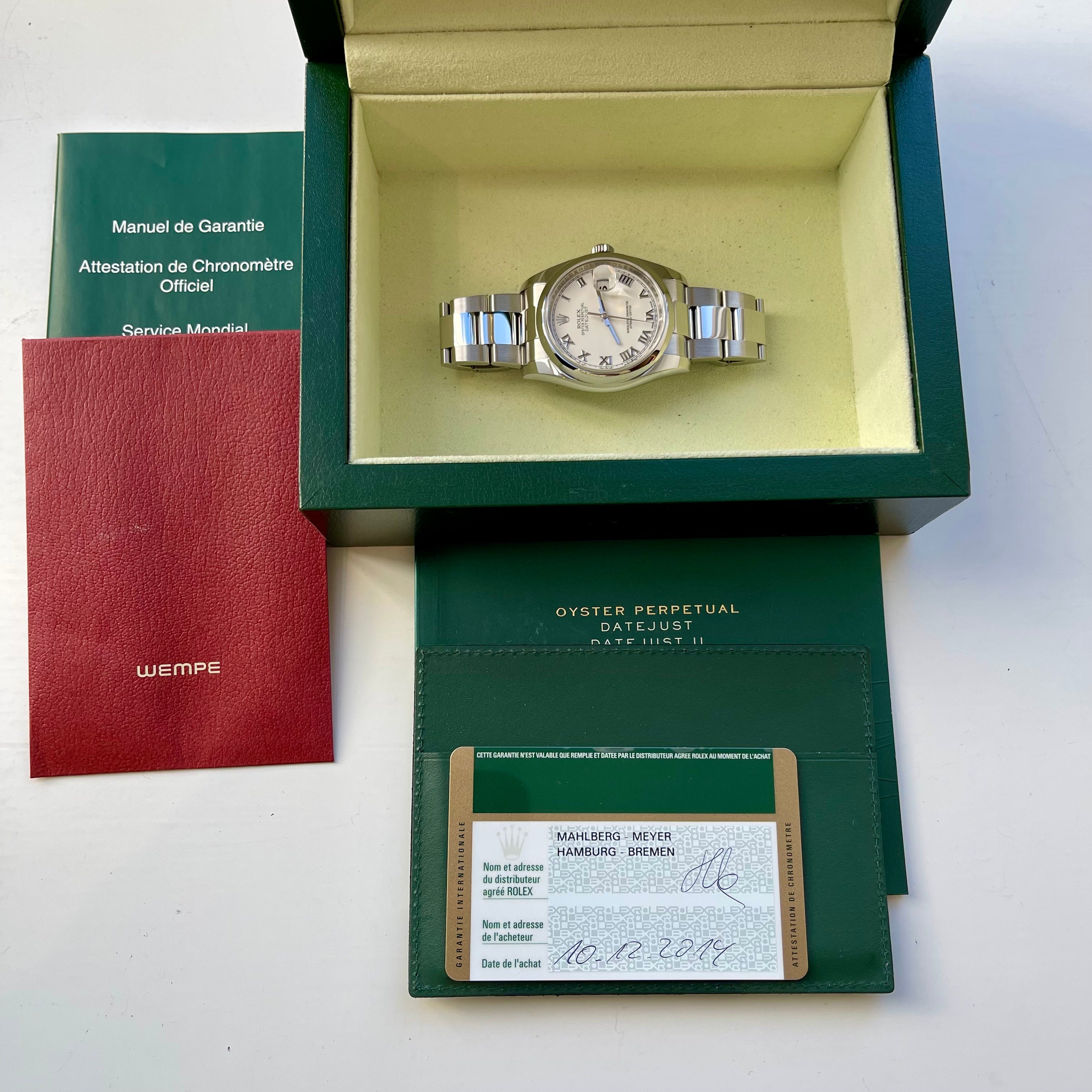 Rolex Datejust 36 Full Set / very good conditions / 2014/ LC100