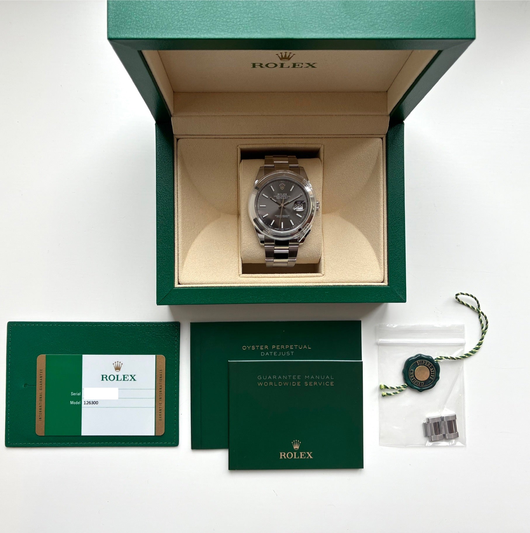 Datejust 41 / Service 2025 / grey slate dial (2018)