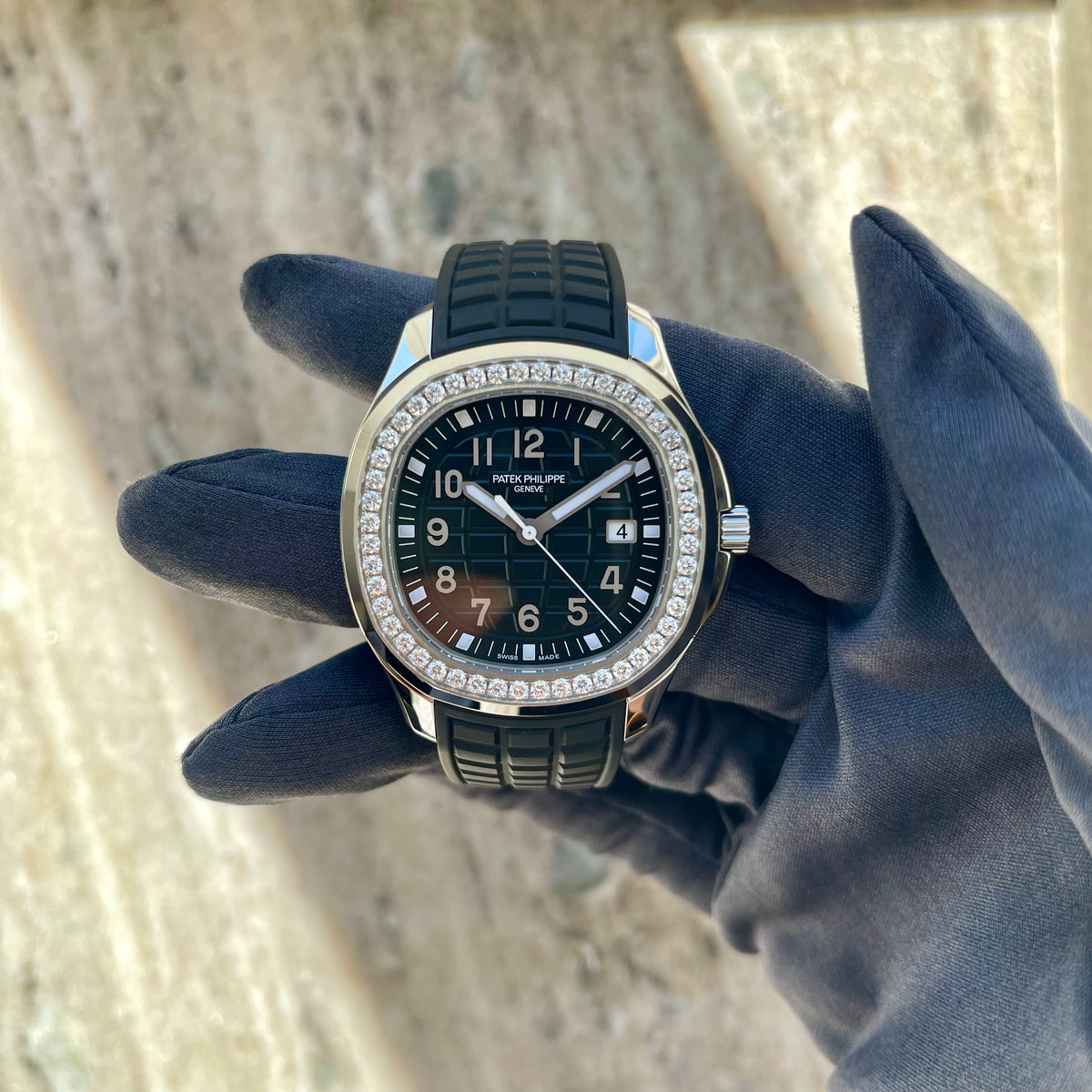 Aquanaut Luce / Edelstahl mit Diamanten / Full Set (2021)