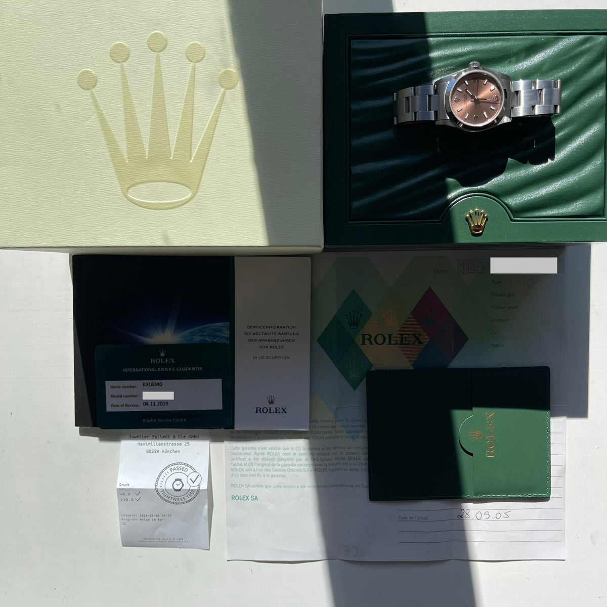 Oyster Perpetual 31 / Full Set / Rolex Service 2019 / Service 2026 / top condt. (2005)