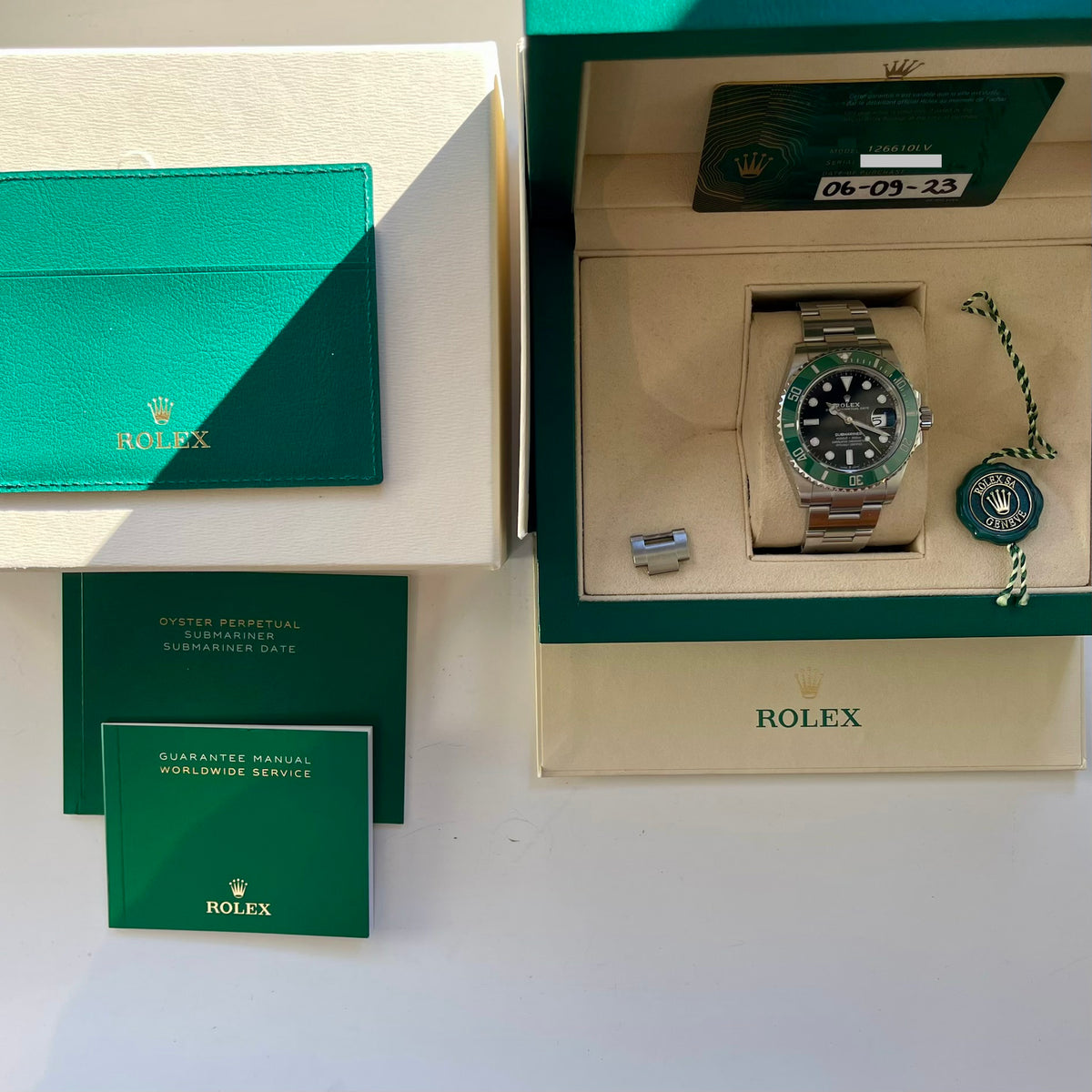 Submariner Date "Starbucks" full set / very good condt. / invoice / 2023