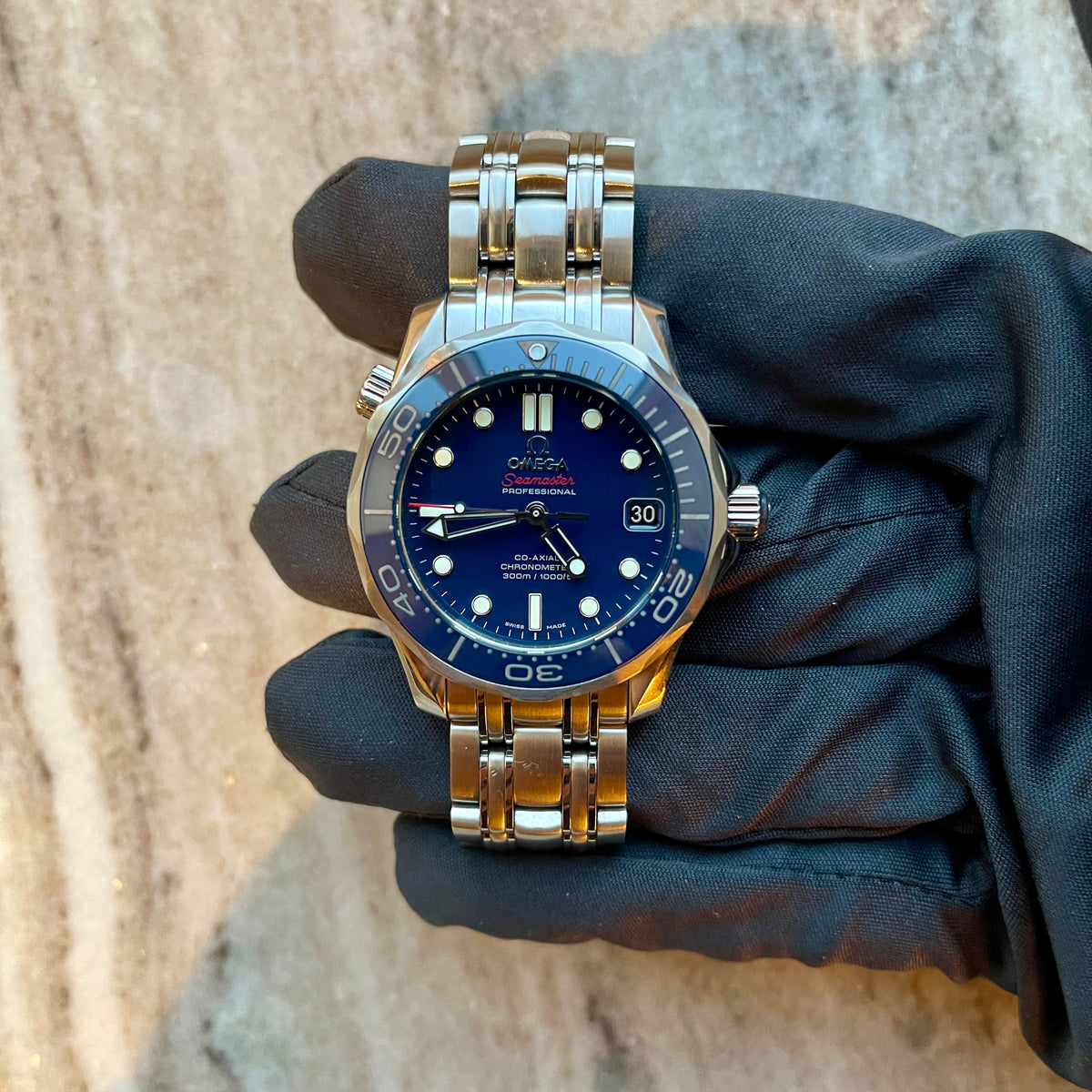 Seamaster Diver 300 M 36 mm blue dial