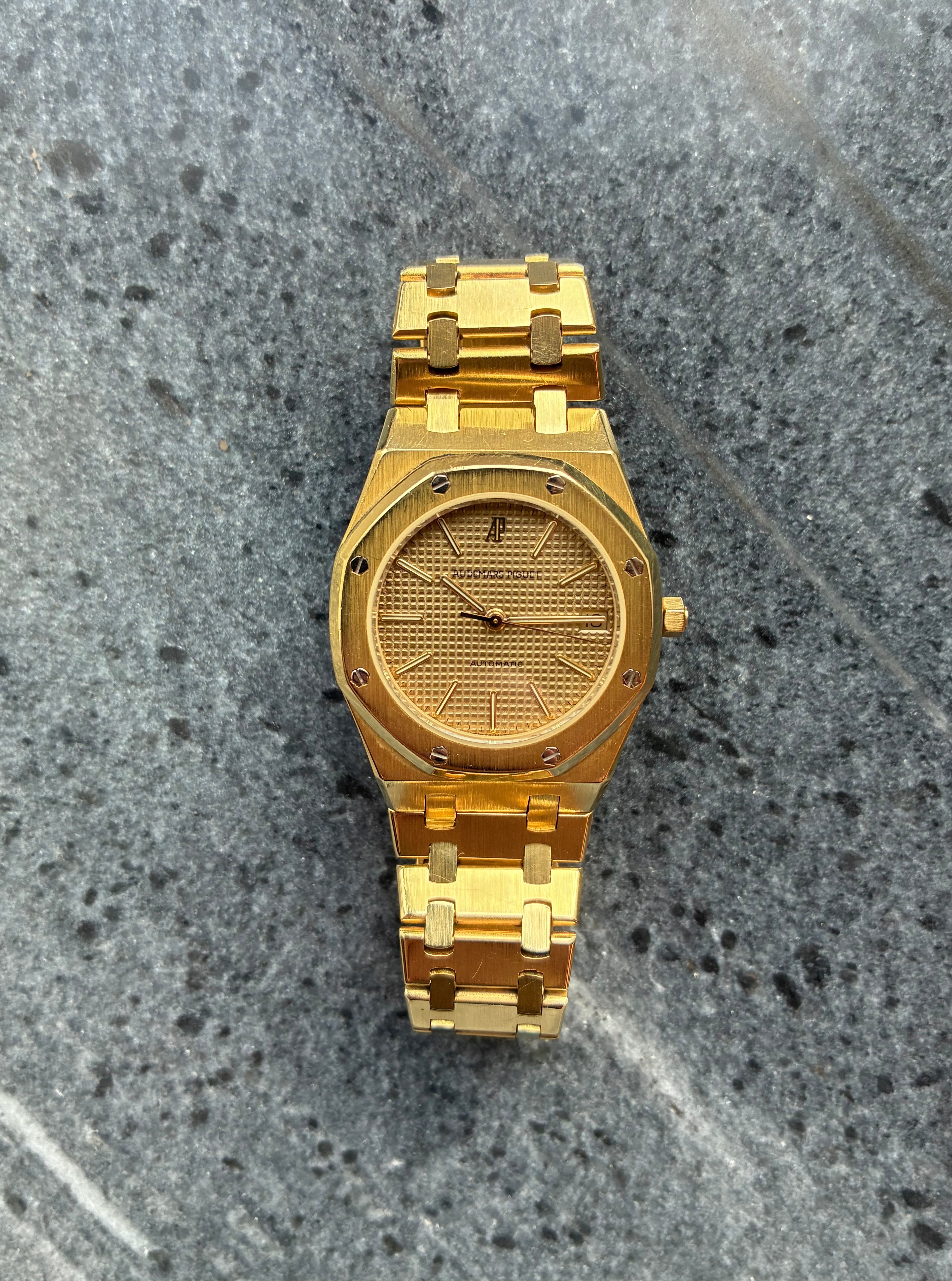 Audemars Piguet Royal Oak Gelbgold 36mm - AP Service 2014 (1979)