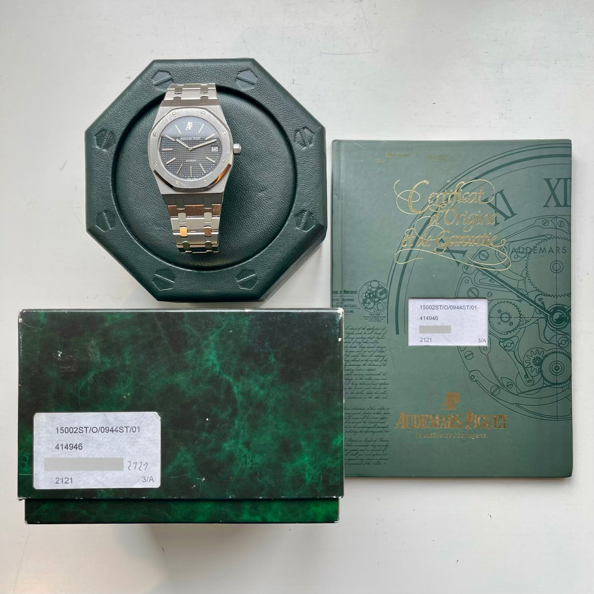 Royal Oak Jumbo VERY RARE / Limited to 183 pieces Fullset / very good condt. / 2003 / unpolished