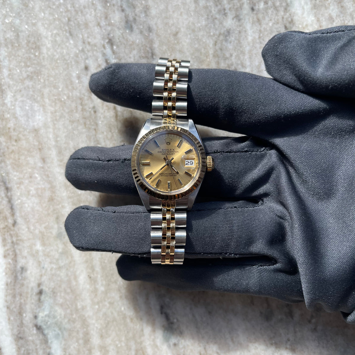 Lady-Datejust 26 bicolor pretty good condt. / service 2026 / on stock / ca. 1984 - Juwelier Spliedt