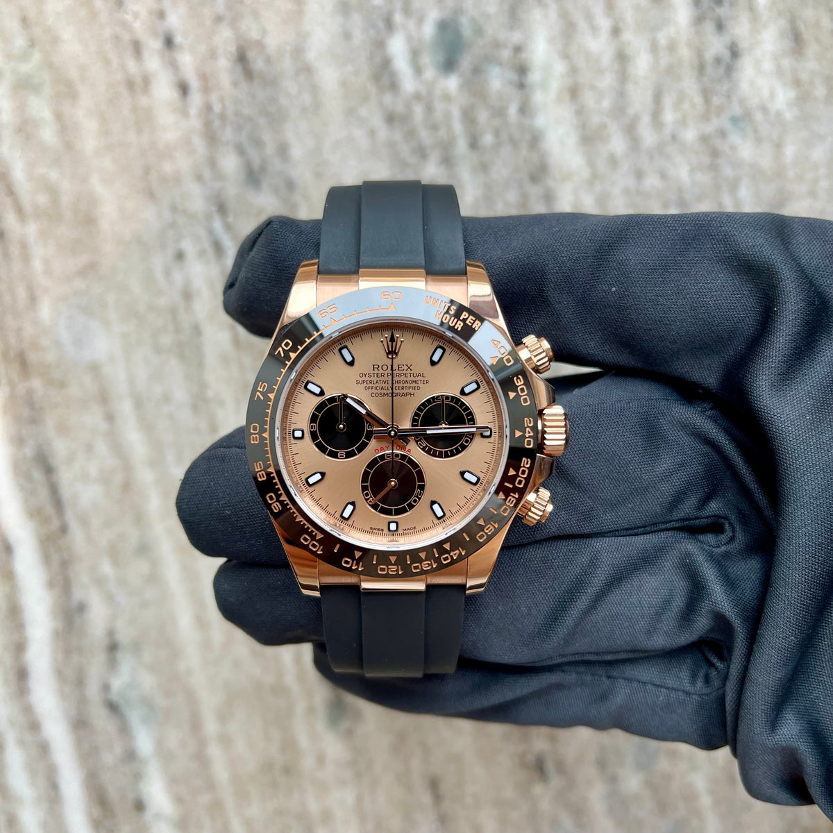 Rolex Daytona Everose Oysterflex / Racing dial / Rolex Service 2024 (2017)
