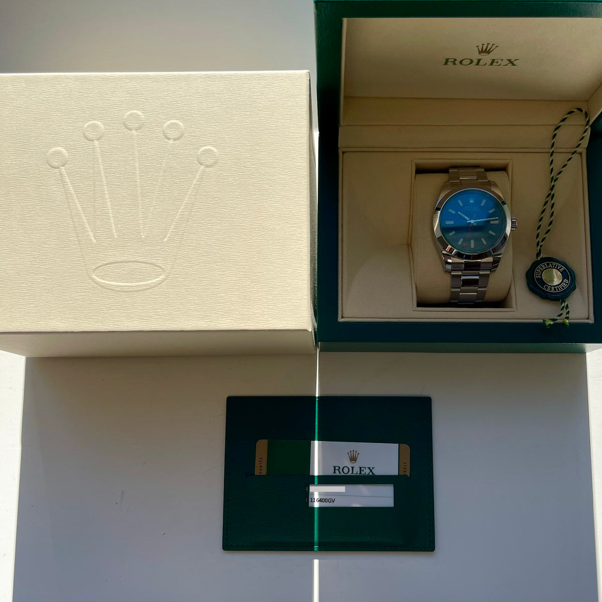 Milgauss / Blue Dial / Full Set (2015) - Juwelier Spliedt