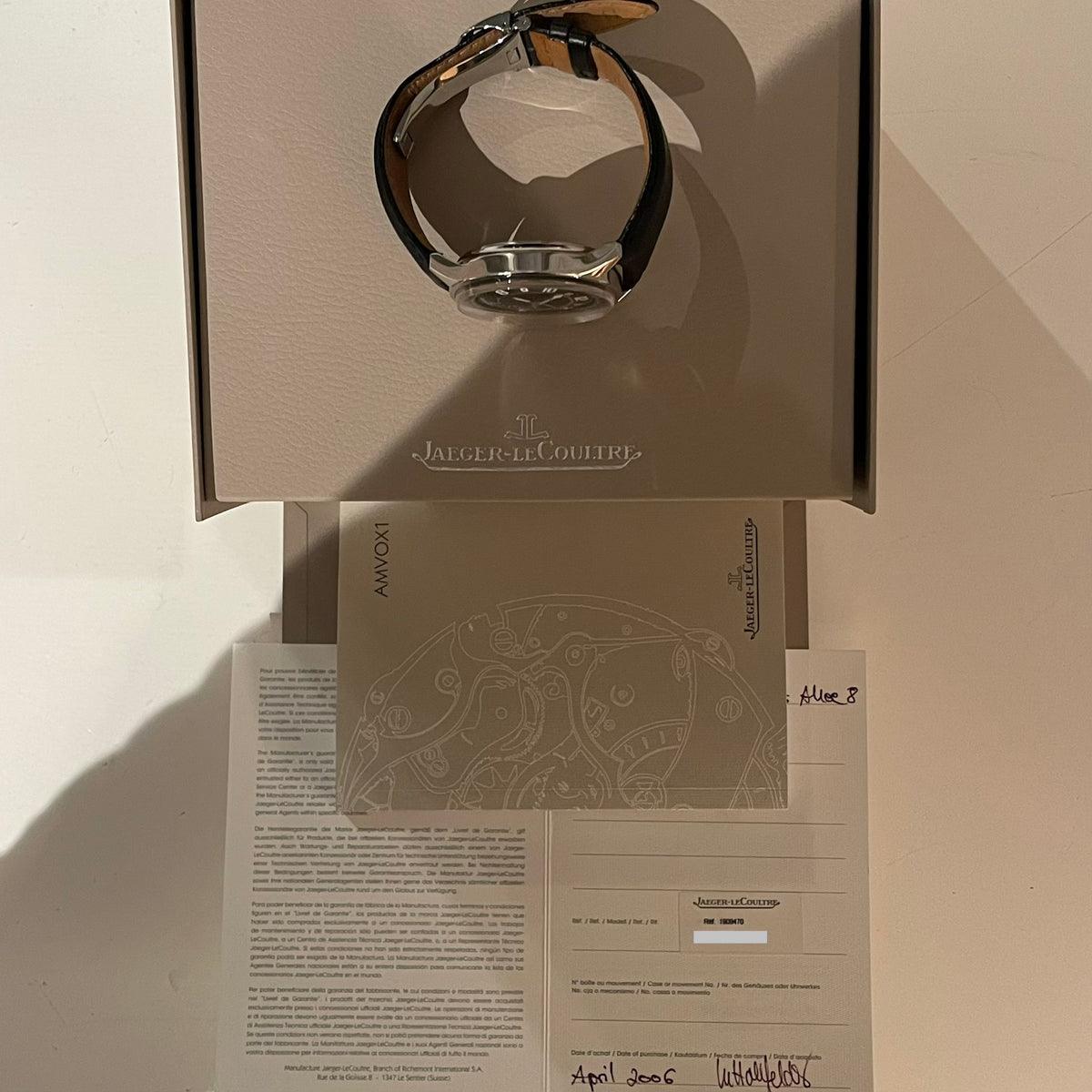 Amvox 1 / mechanischer Alarm / Full Set / ungetragen (2006) - Juwelier Spliedt