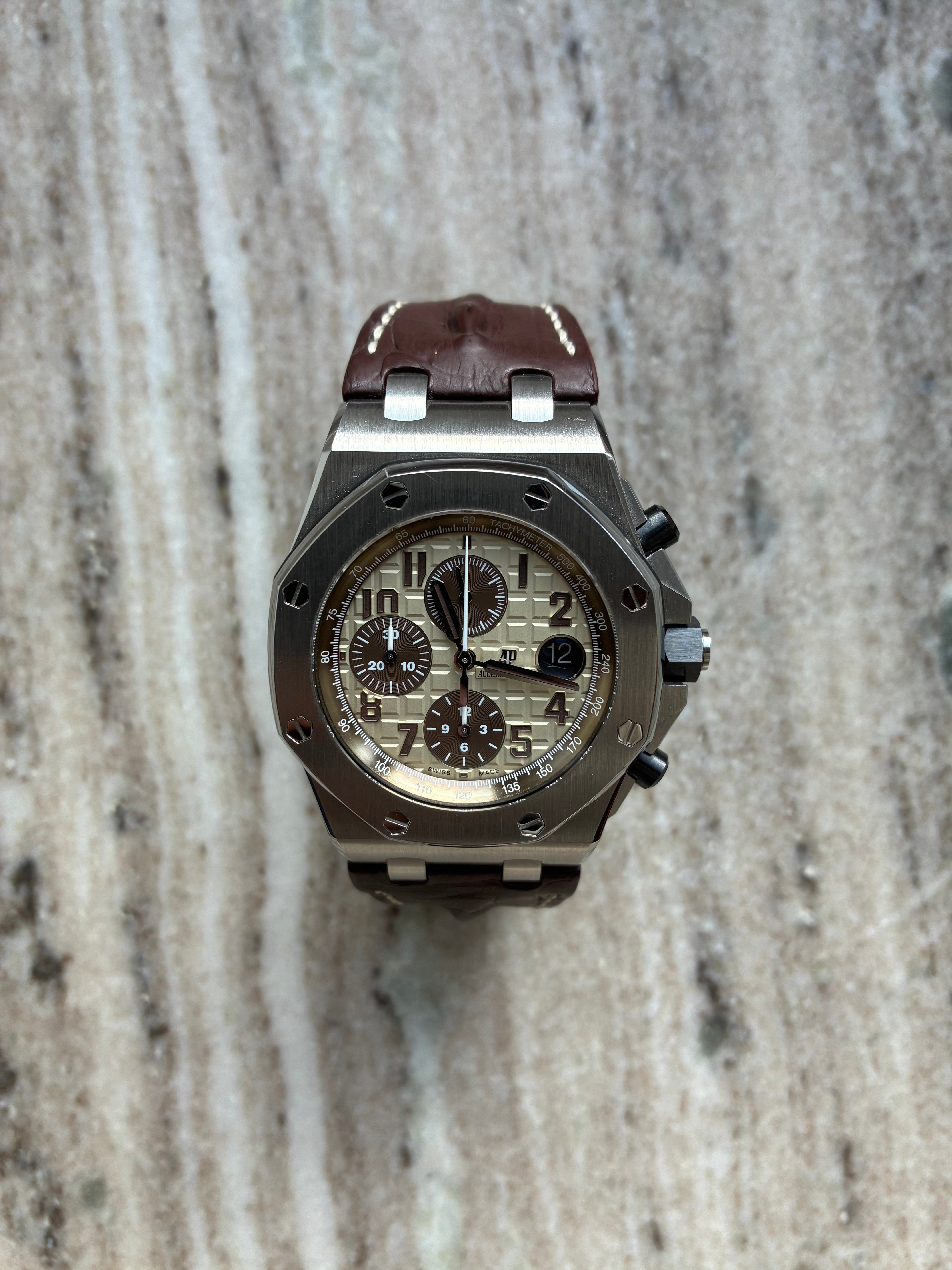 Audemars Piguet Royal Oak Offshore Chronograph "Safari" - sehr gut (2015)