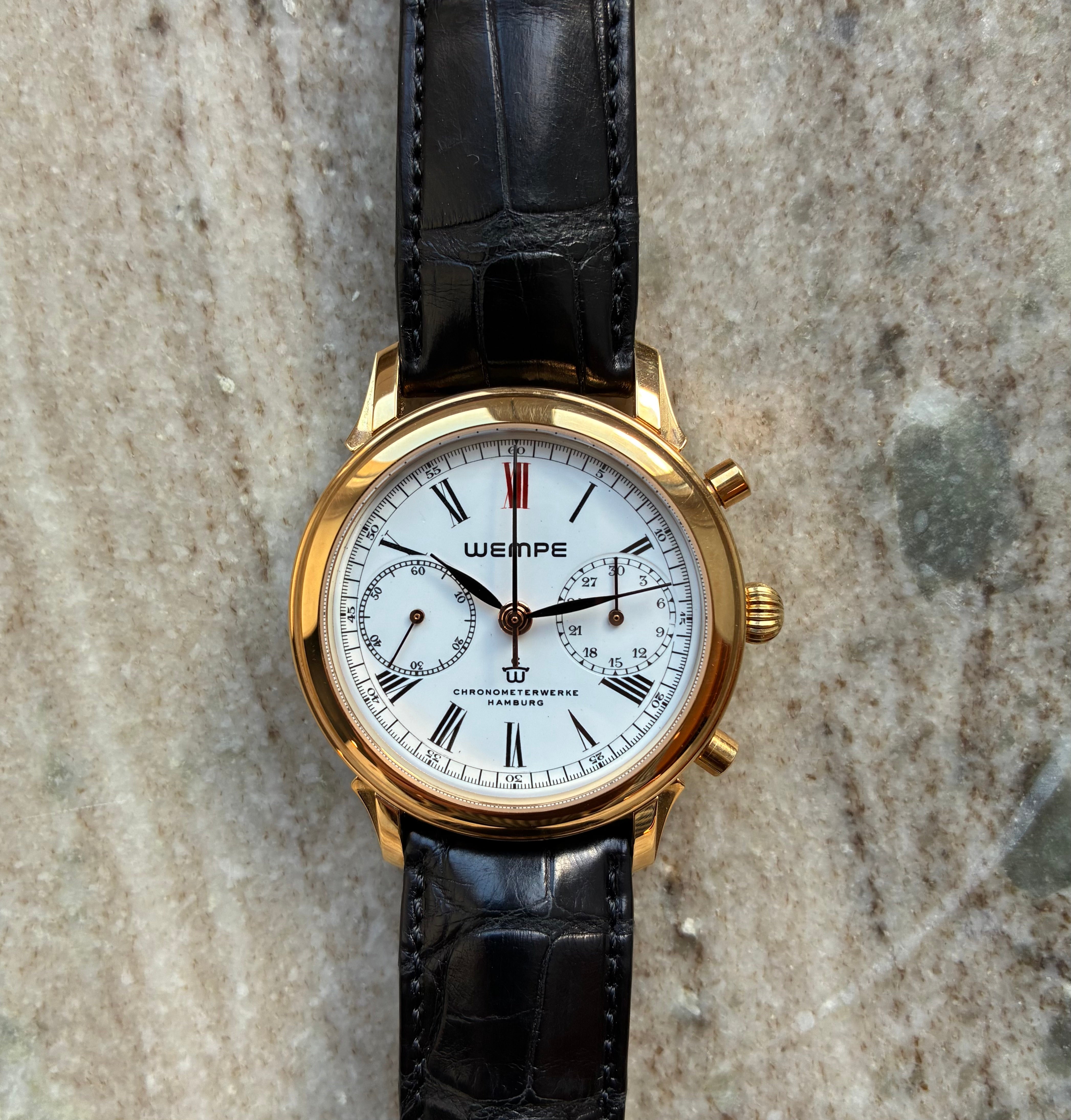 Wempe Chronograph Roségold Limitierte Edition 30 Stück - ungetragen (2003)