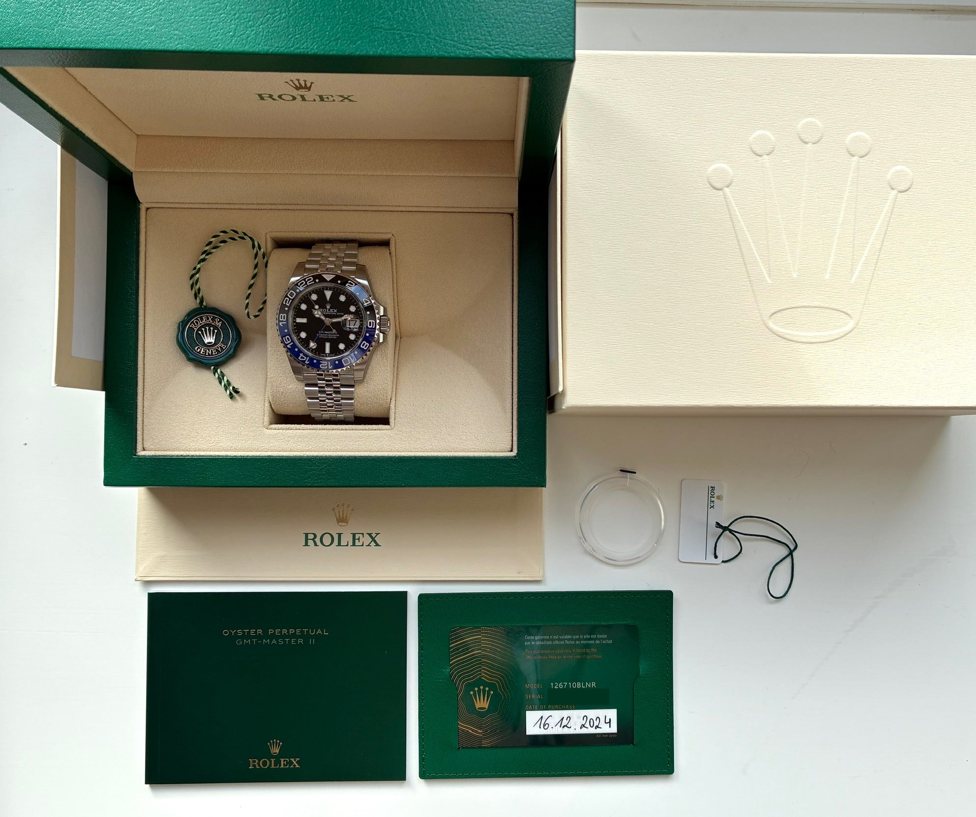 GMT-Master II /  ungetragen / Original Folien (2024)