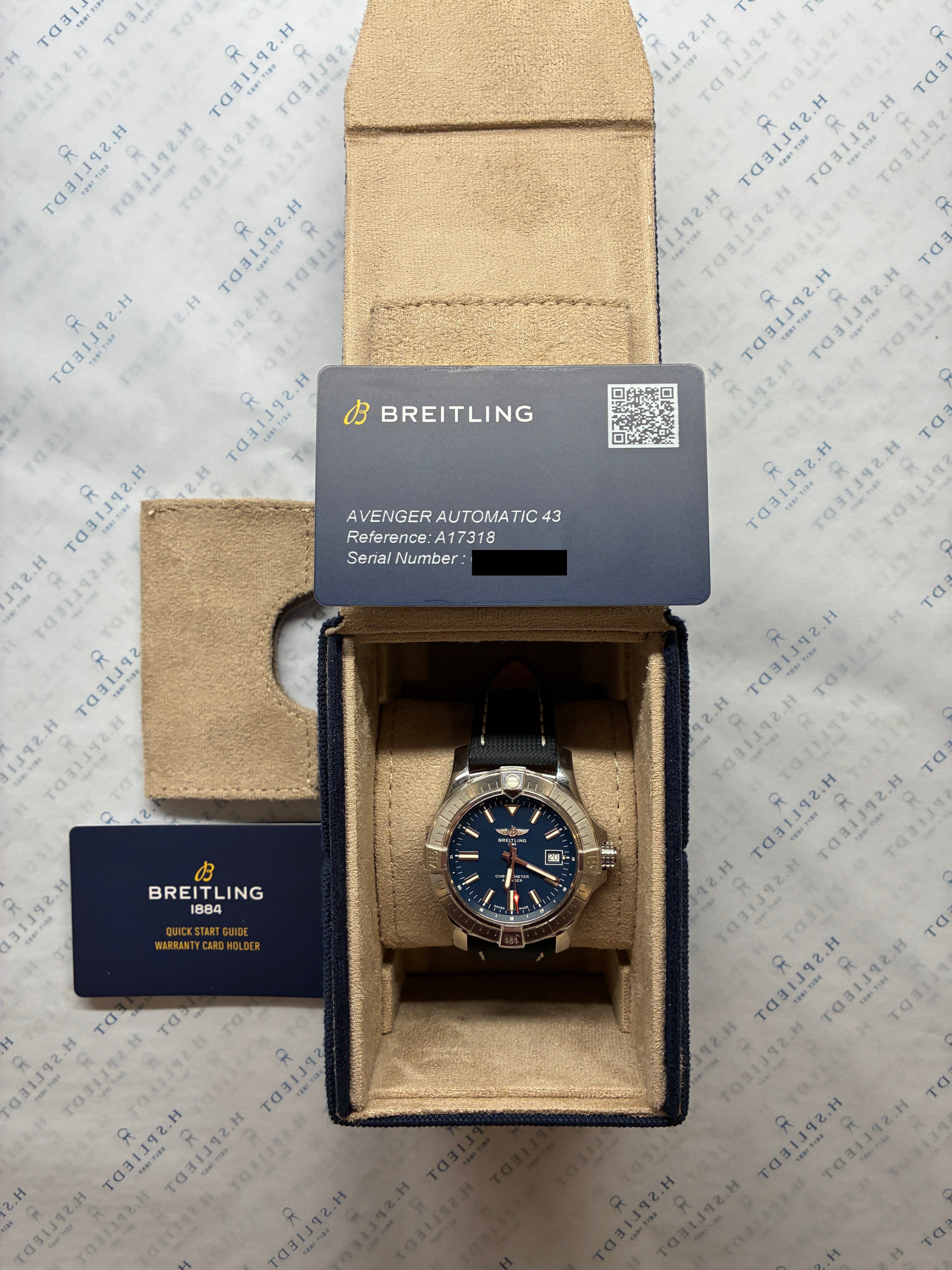 Breitling - Avenger / Automatic 43 Blue Dial / Full-Set - [product_sku]