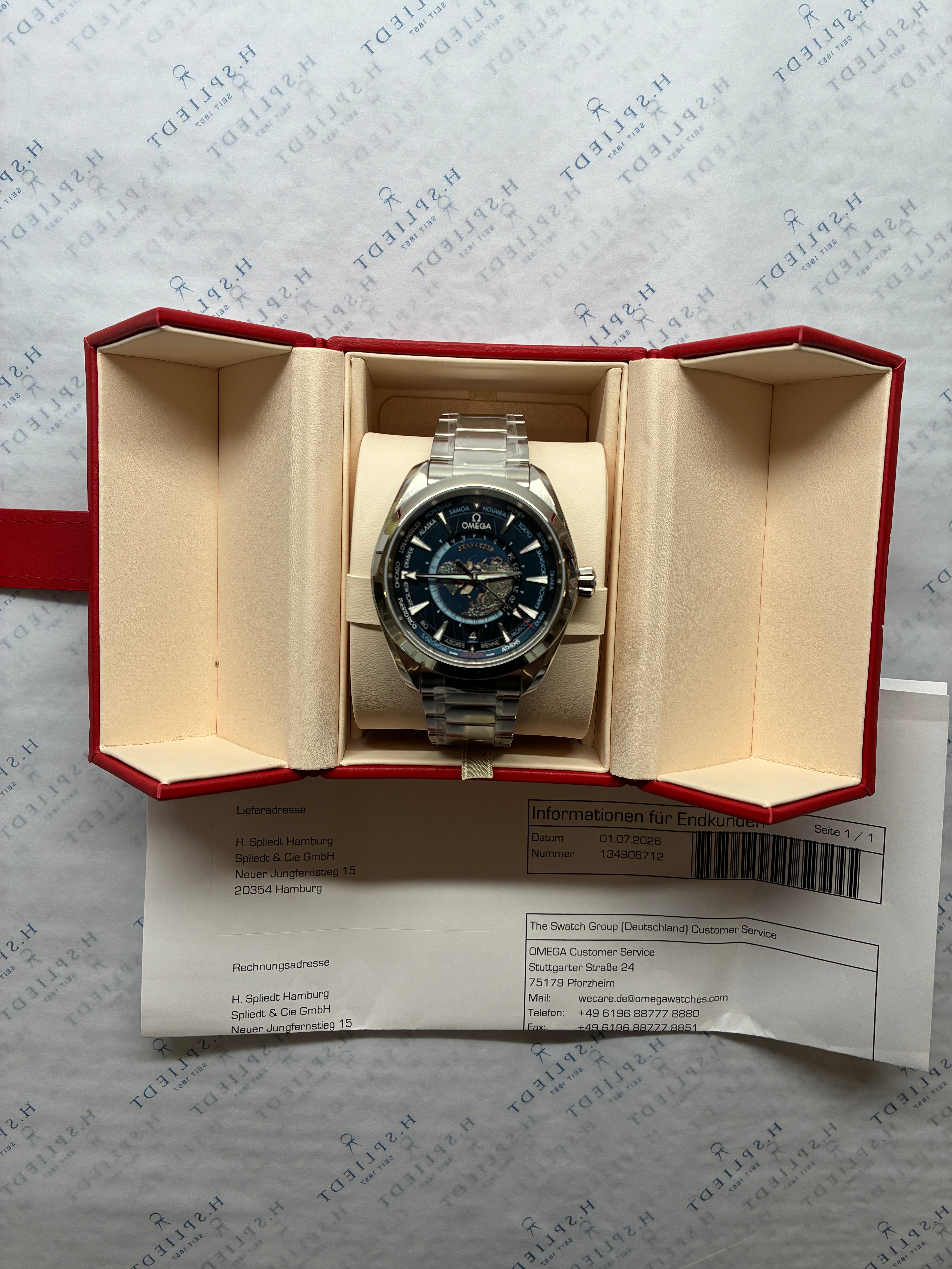 Seamaster Aqua Terra Worldtimer / very good condt. / Service 2026 / 2022