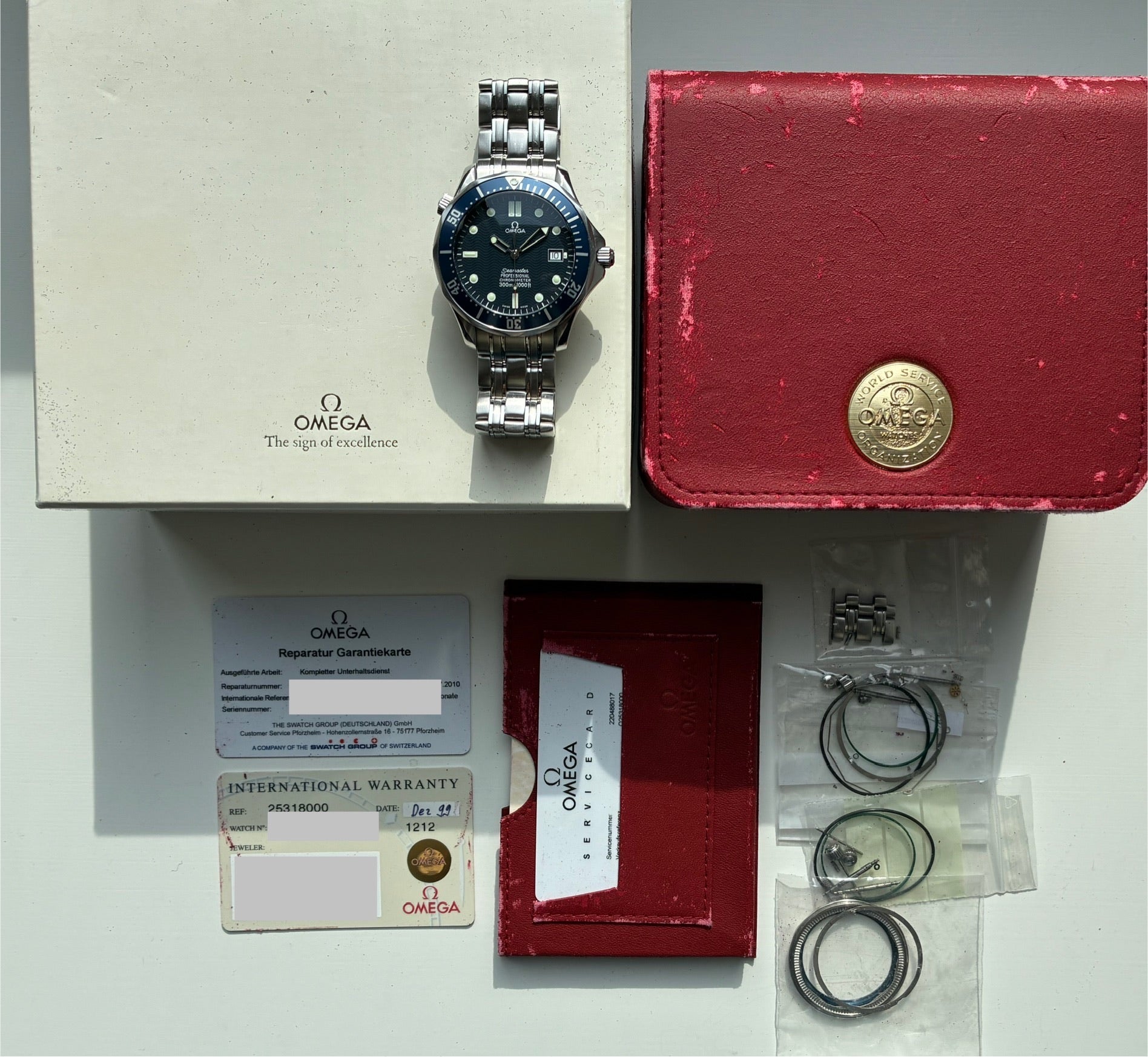 Omega - Seamaster / Service 2010 (1999) - [product_sku]