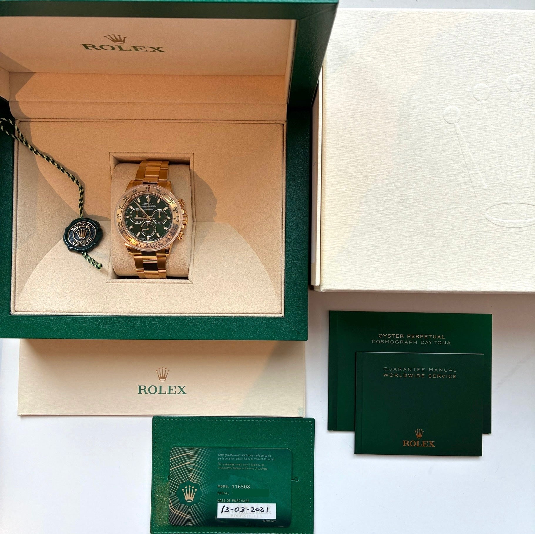 Rolex - Daytona / Gelbgold / Original Sticker / 2021 - [product_sku]