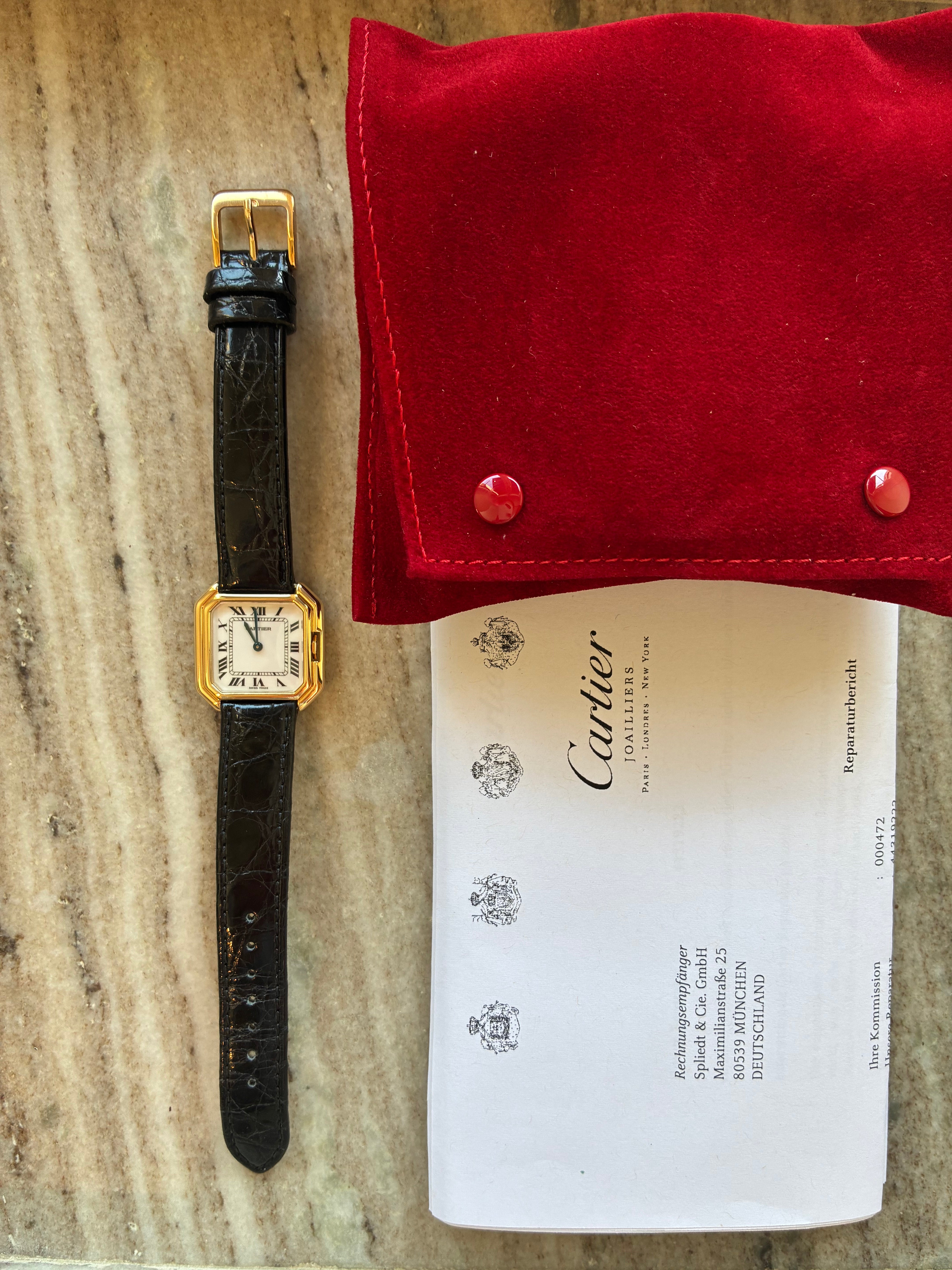Cartier - Ceinture Paris 18k Automatic / Cartier Service 2026 (ca. 2000) - [product_sku]