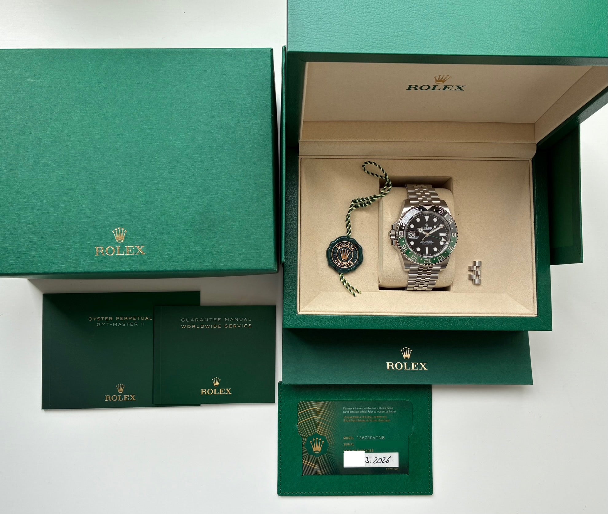 Rolex - GMT-Master II Lefthand / Jubilée / ungetragen (2026) - [product_sku]