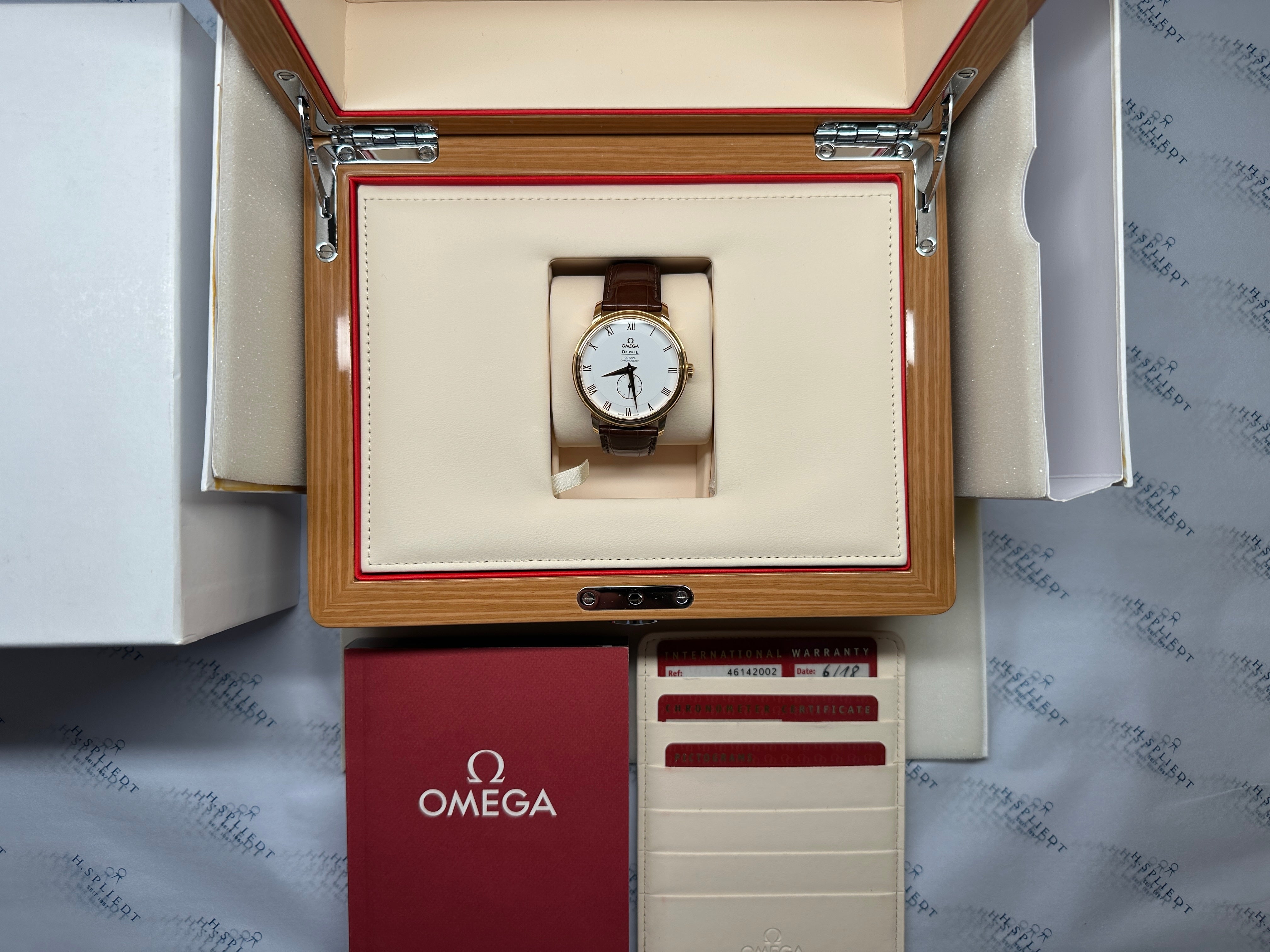 De Ville Prestige RedGold Small Seconds (Full Set) -2018-