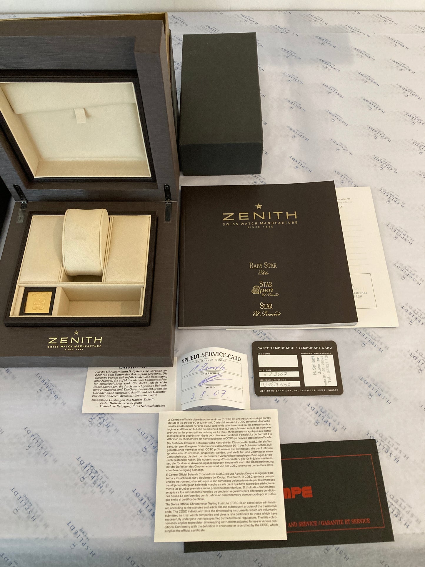 Zenith - El Primero Star 37mm - Juwelier Spliedt
