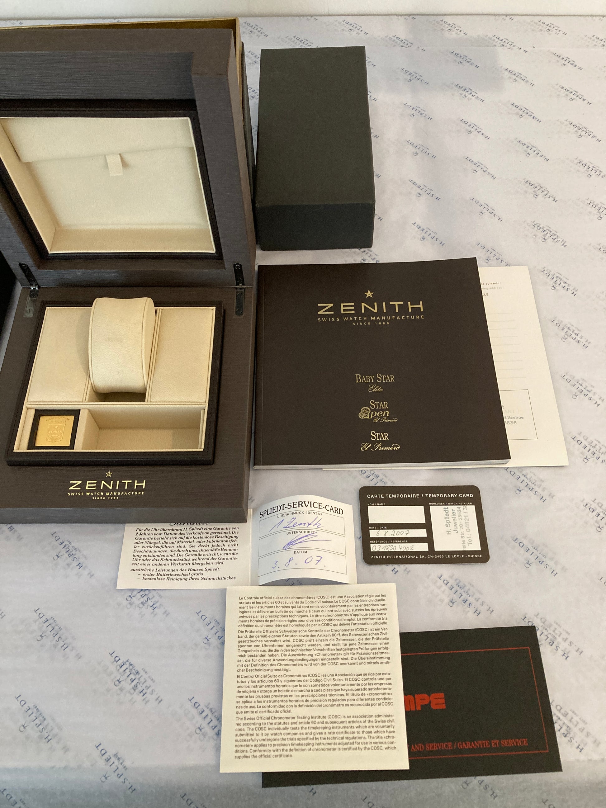 Zenith - El Primero Star 37mm - Juwelier Spliedt