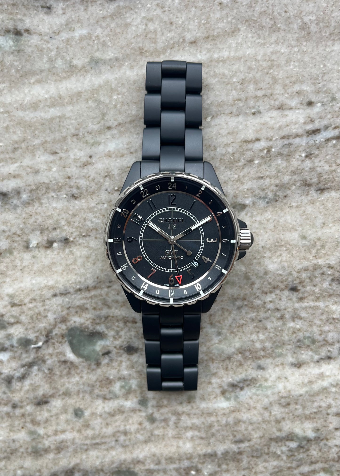 chanel - Chanel J12 GMT Keramik matt schwarz - neu (2025) - [product_sku]