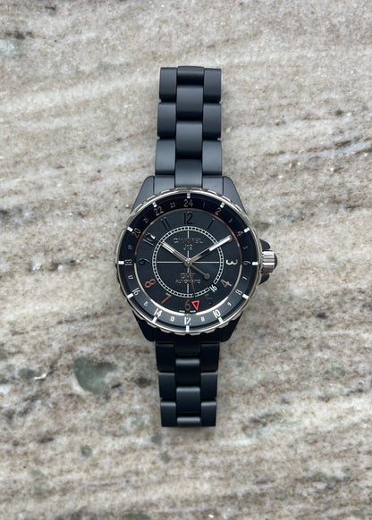 chanel - Chanel J12 GMT Keramik matt schwarz - neu (2025) - [product_sku]