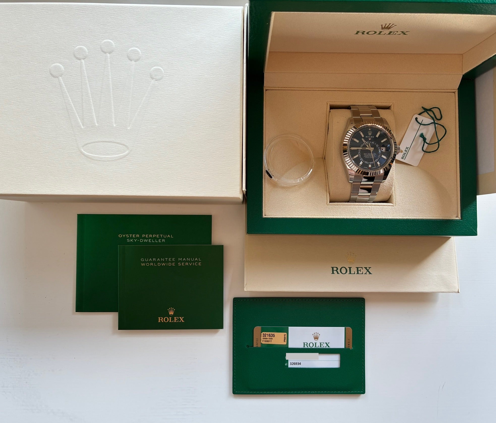 Sky-Dweller / Steel / blue dial / very good condition (2018)