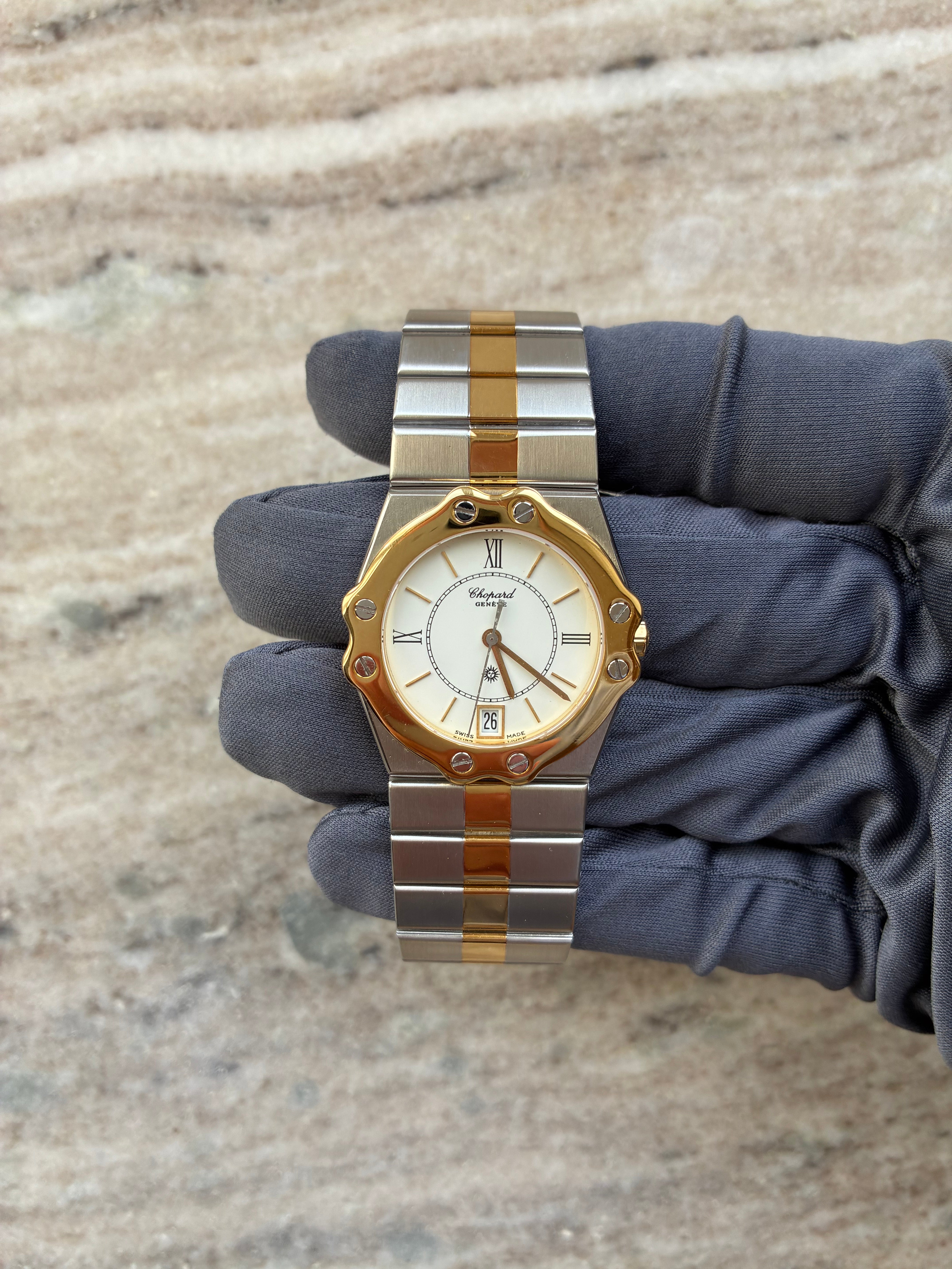 St. Moritz / Edelstahl/Gelbgold / Service 2026 (ca. 1986)