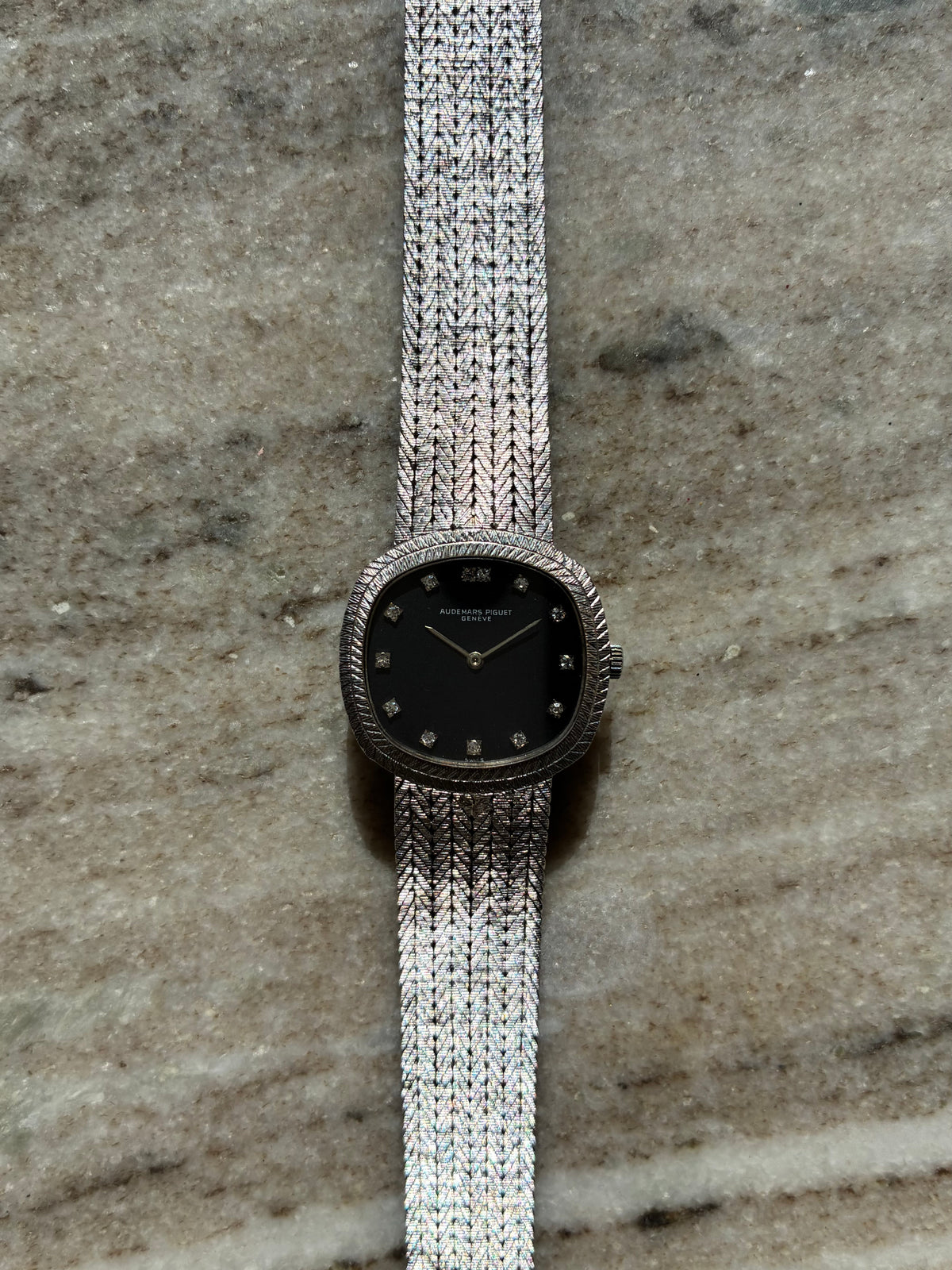 Lady Ellipse Vintage / 18K Weißgold (ca. 1970) - Juwelier Spliedt