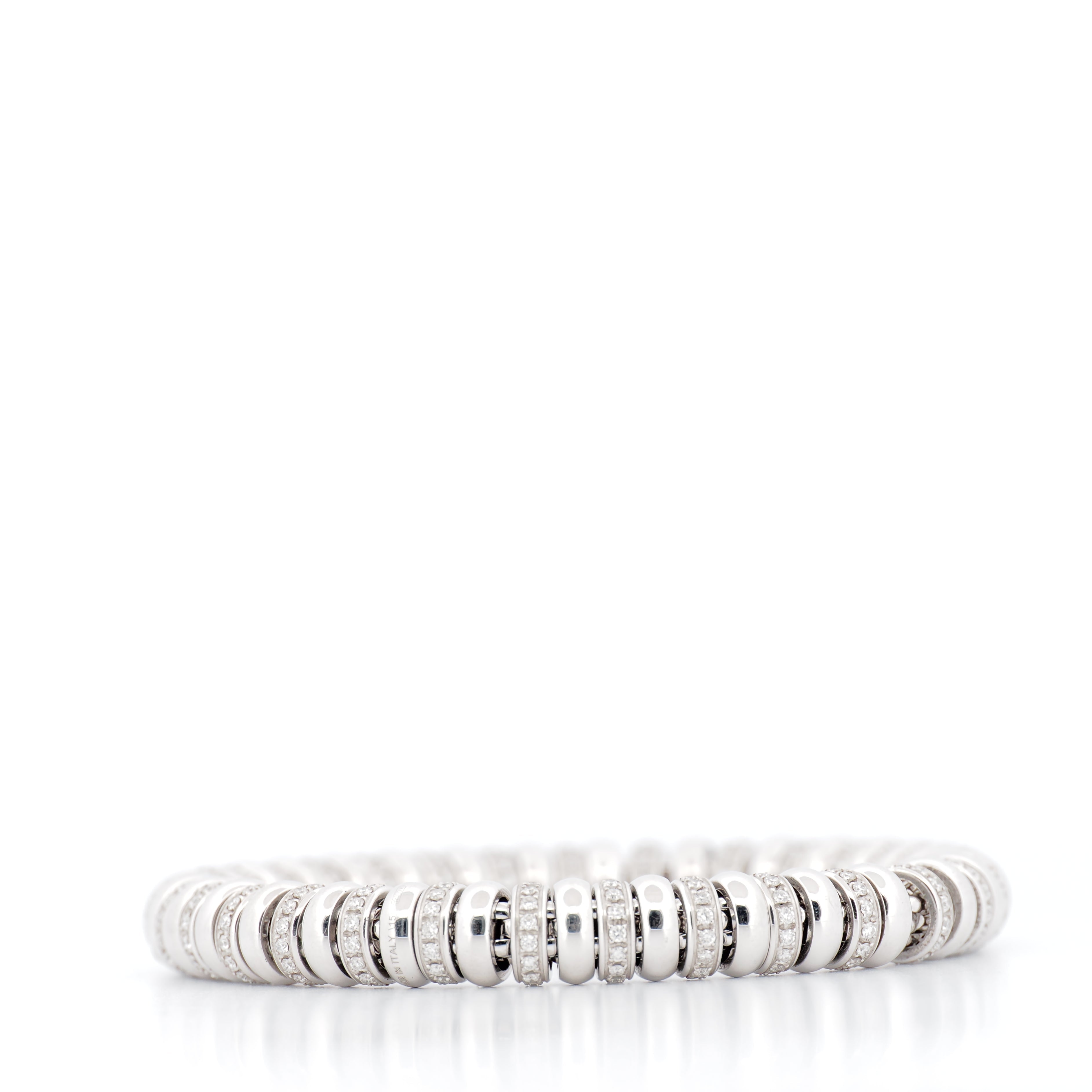 Fope - Fope FlexIt Solo Armband 31 Brillant-Ronden in 18K Weißgold Größe L - [product_sku]