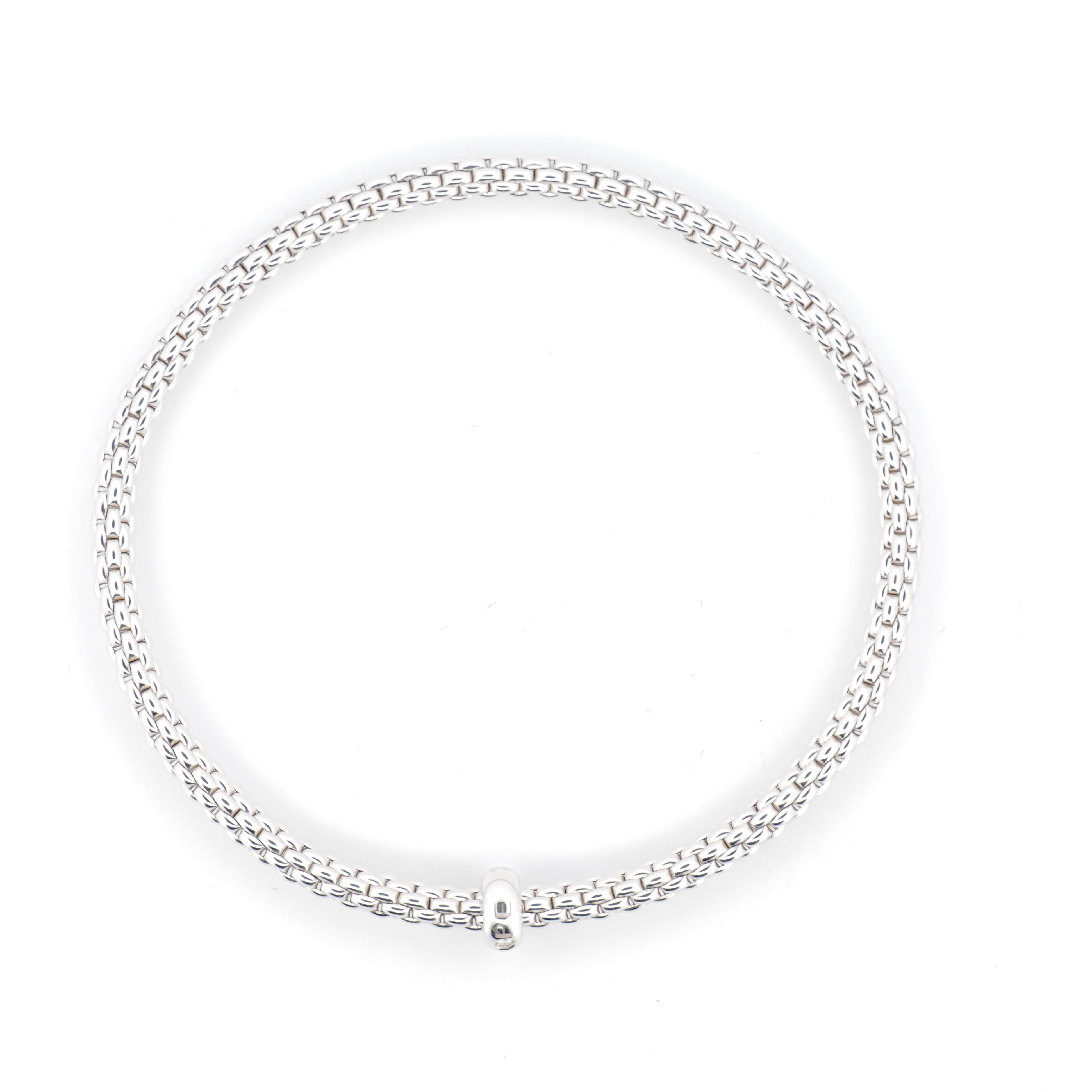 Fope - Fope Prima Flex it Armband in Weißgold mit Diamant Größe M - [product_sku]