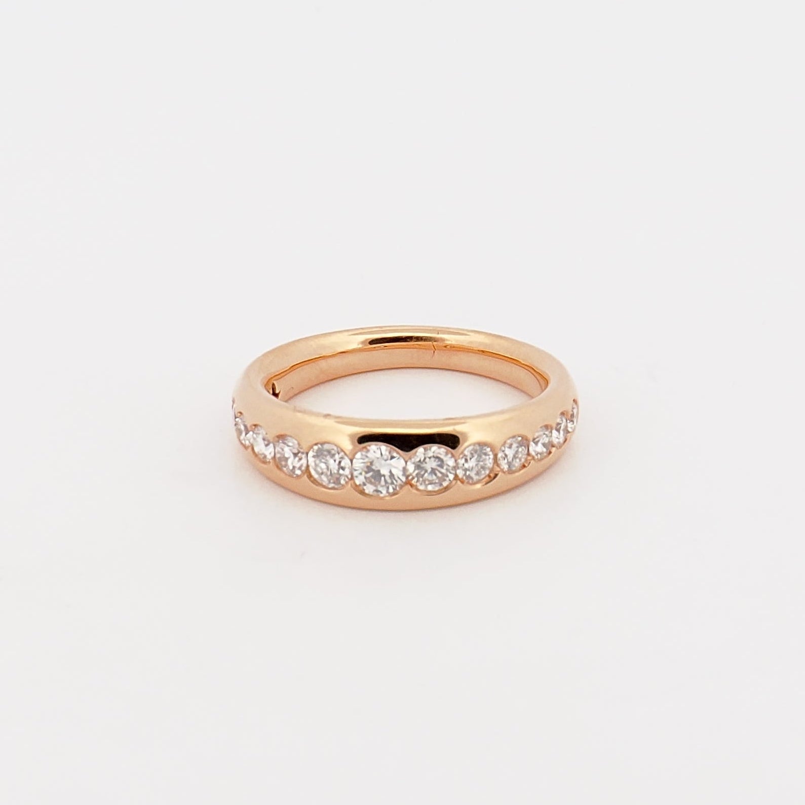 Ring Roségold mit Diamanten