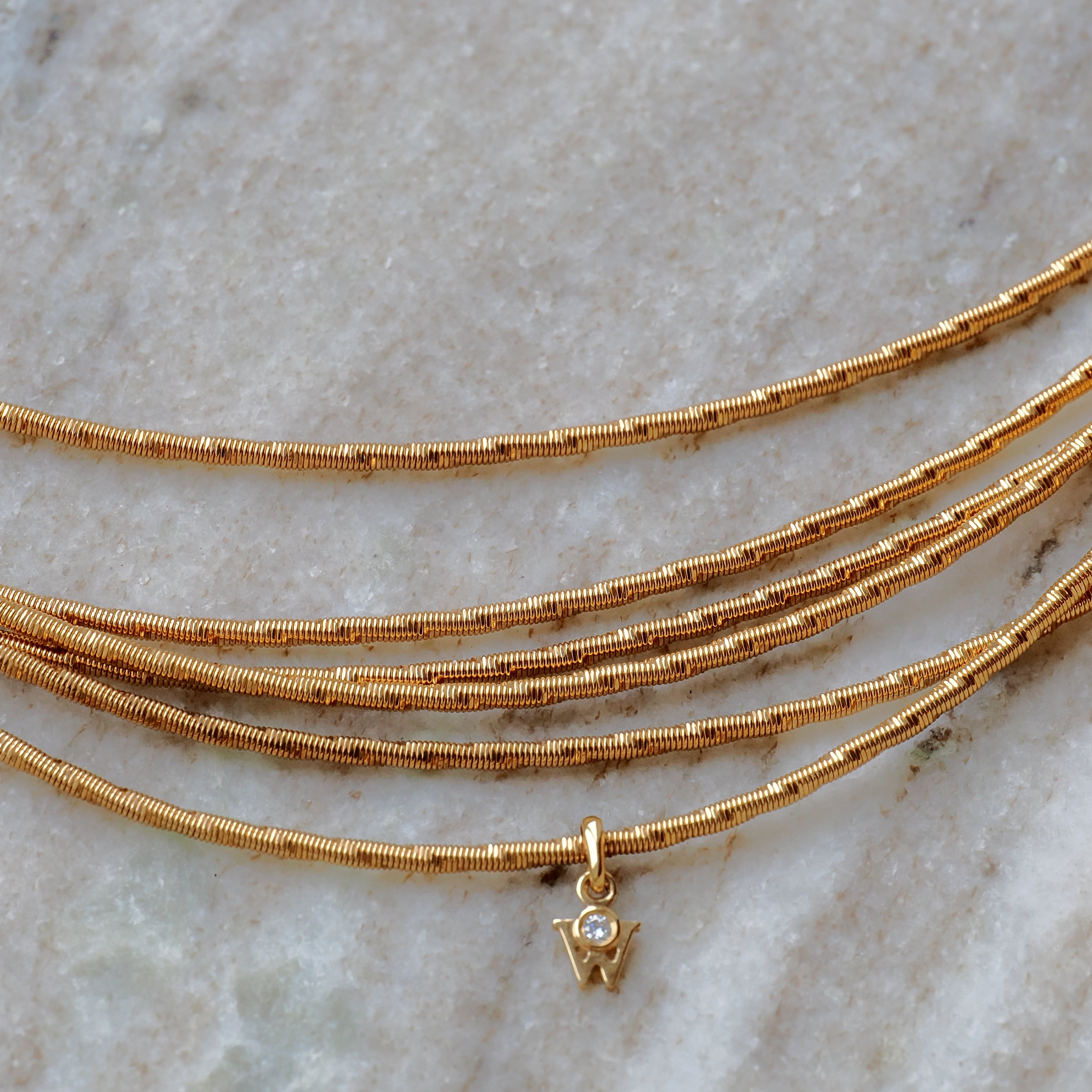 Bracelet Collection „True Values“ in 18k Yellow Gold with Diamonds