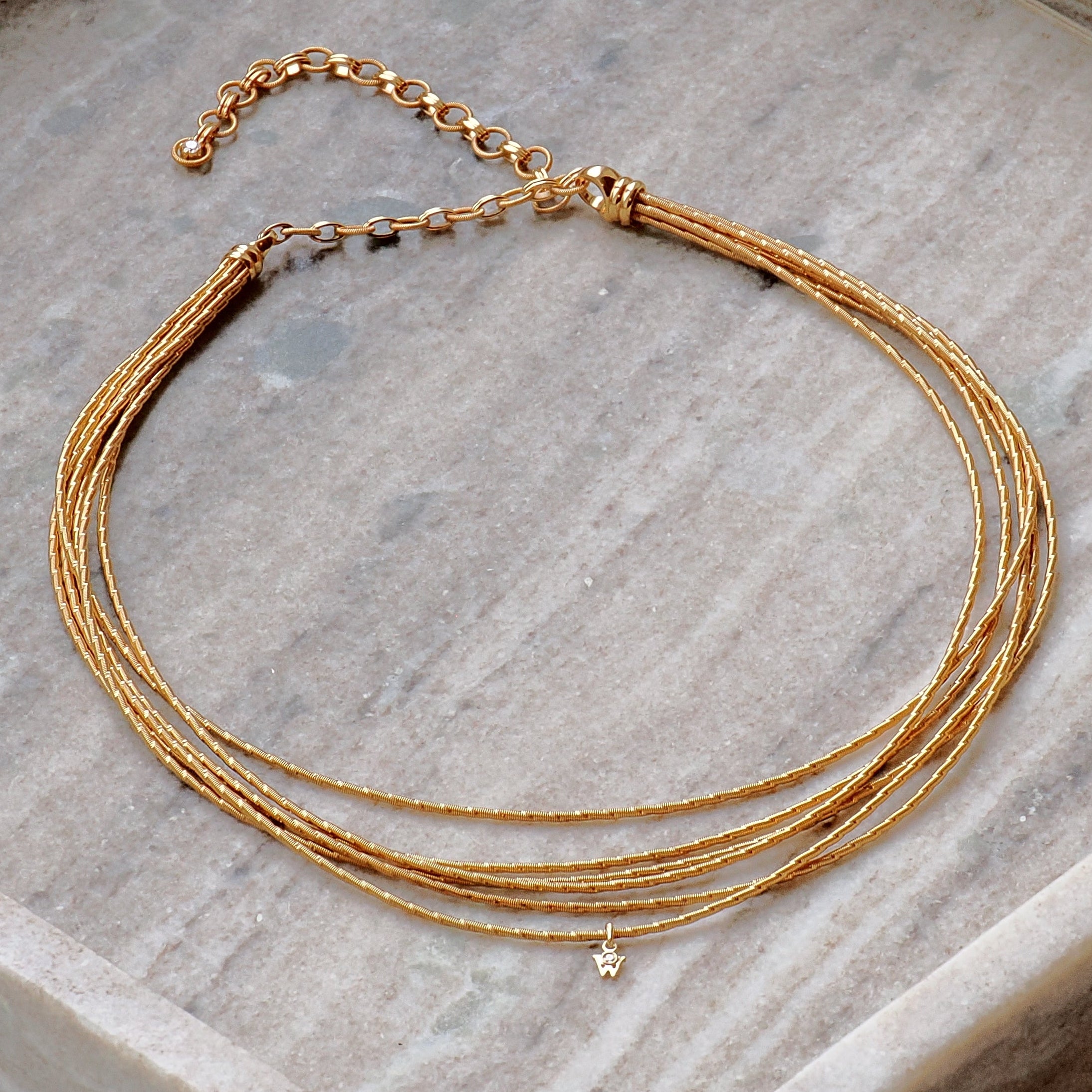 Wellendorff Collier "Sonnenglanz" 18K Gelbgold