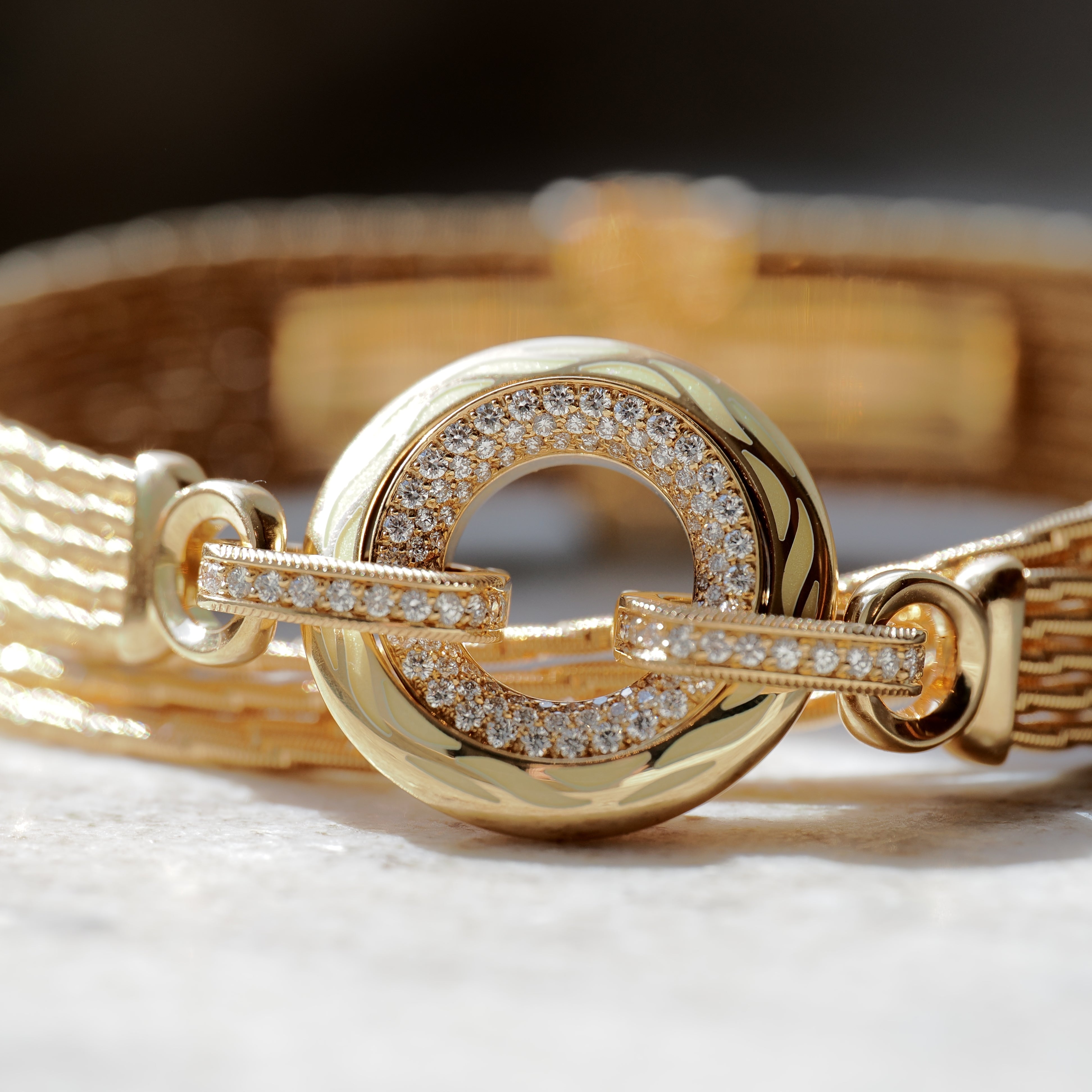 Wellendorff - Armband Kollektion ,,Wahre Werte" in 18k Gelbgold mit Brillanten - [product_sku]